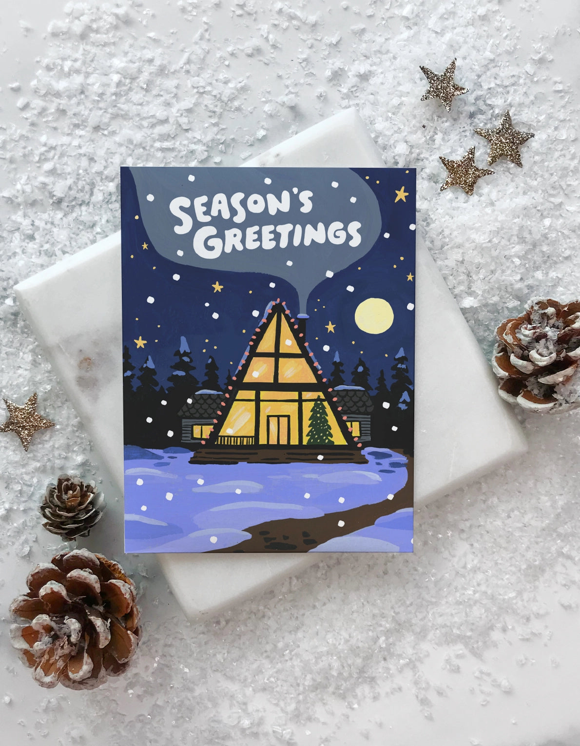 A-Frame Holiday Card