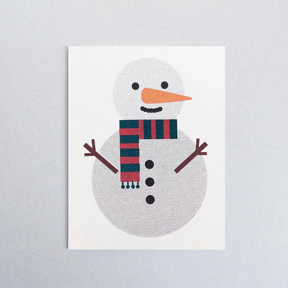 Snowman Mini Card