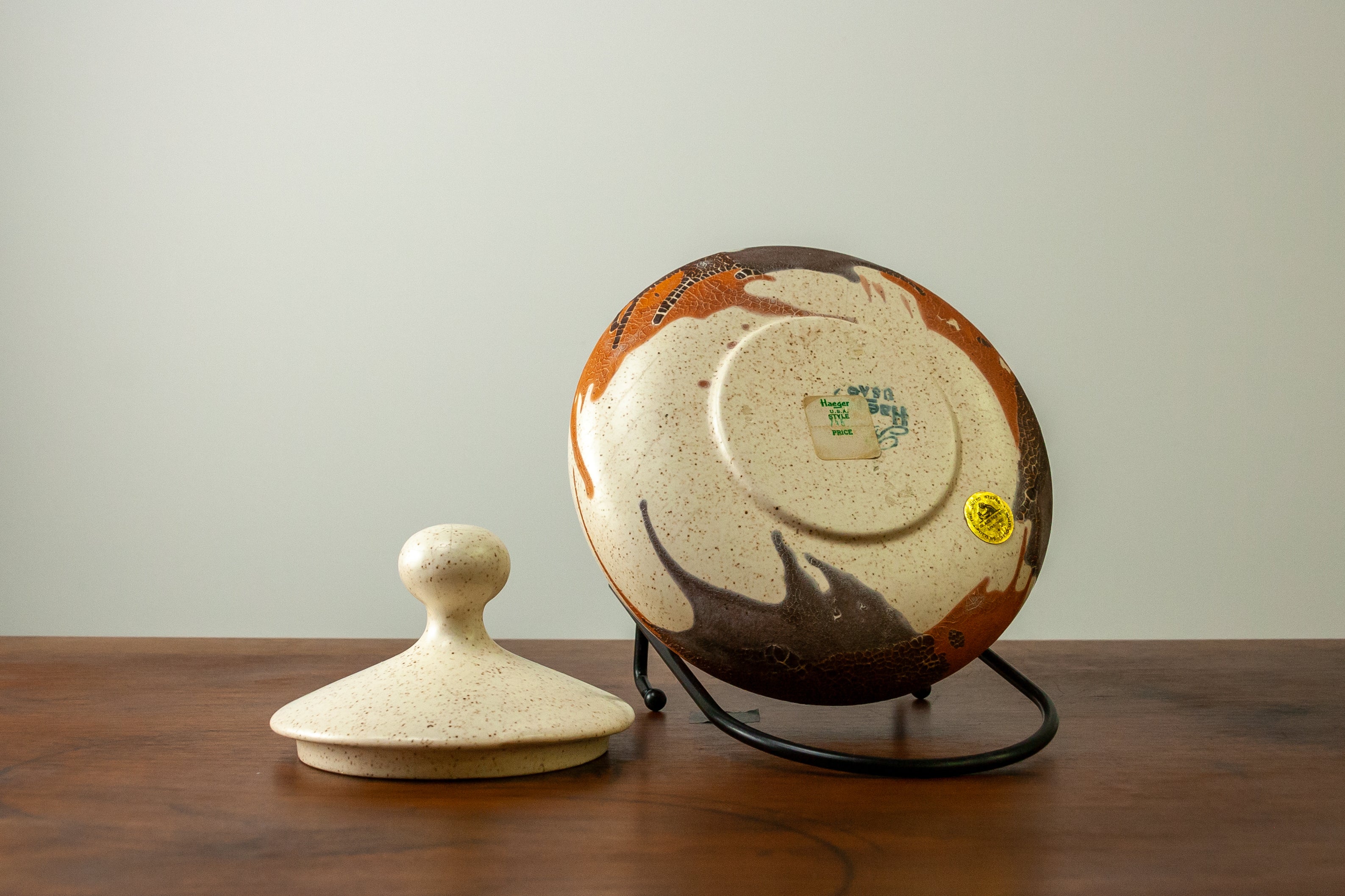 Royal Haeger Lidded Ceramic Dish