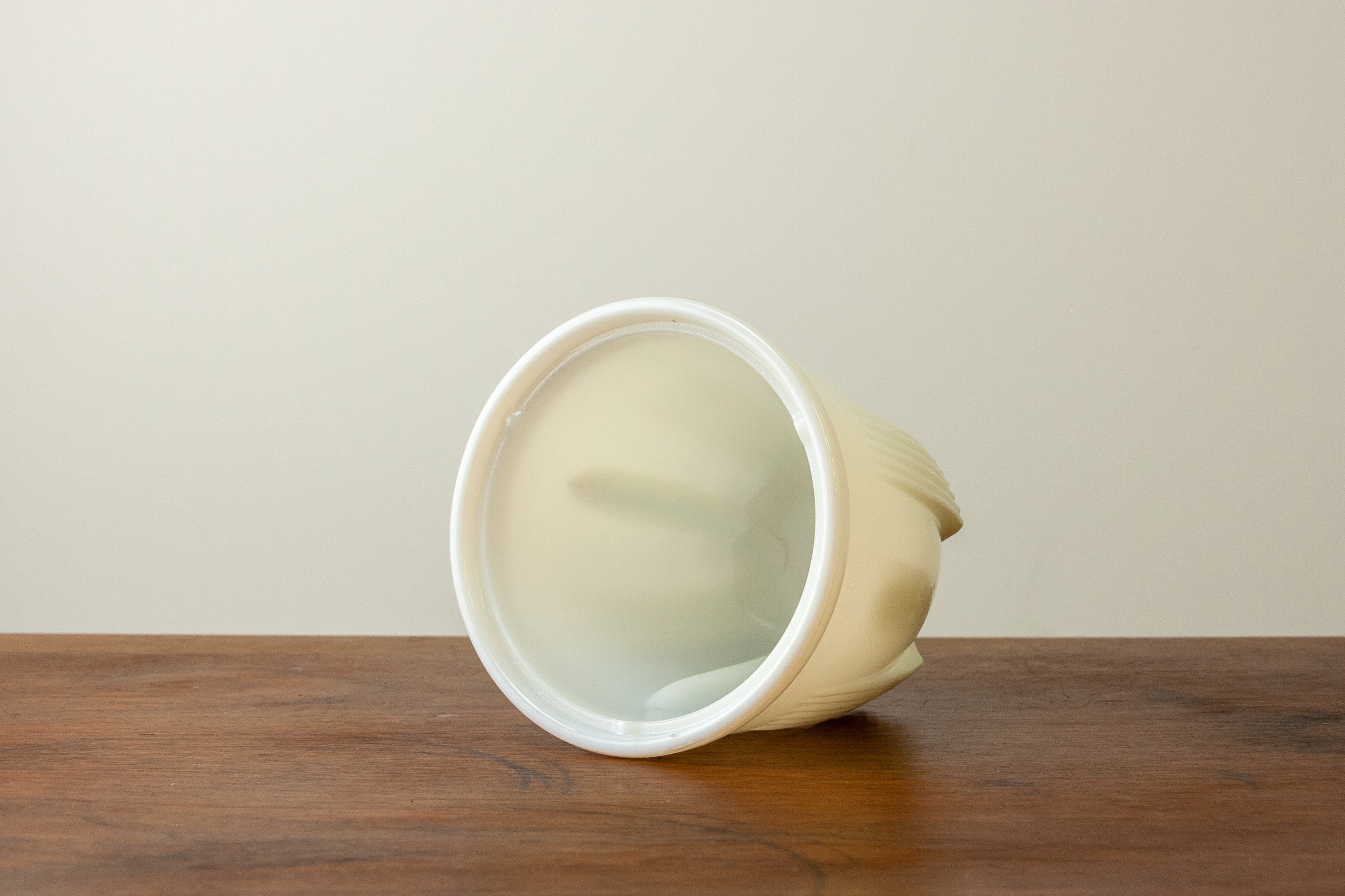 Milk Glass Measuring Bowl