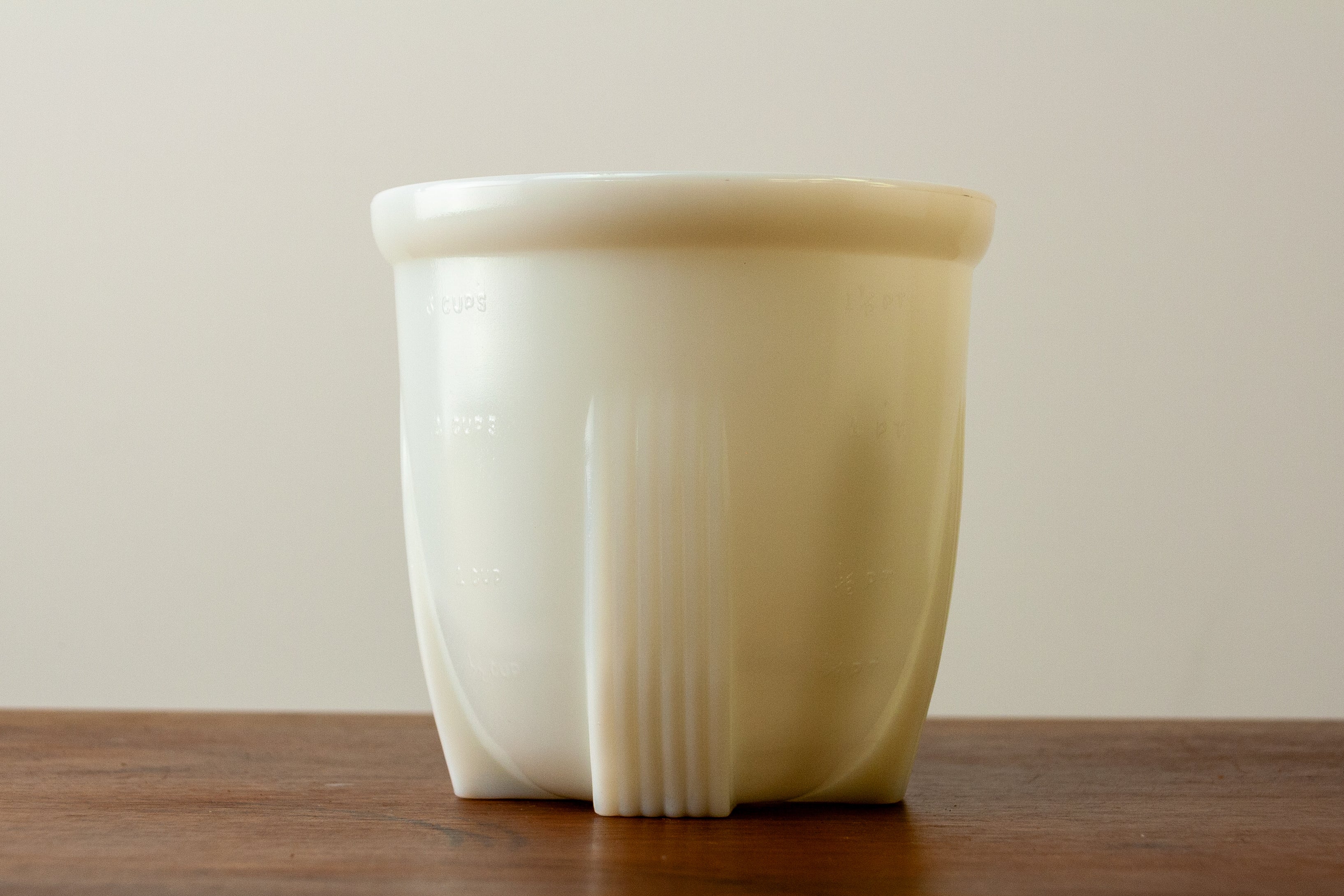 Milk Glass Measuring Bowl