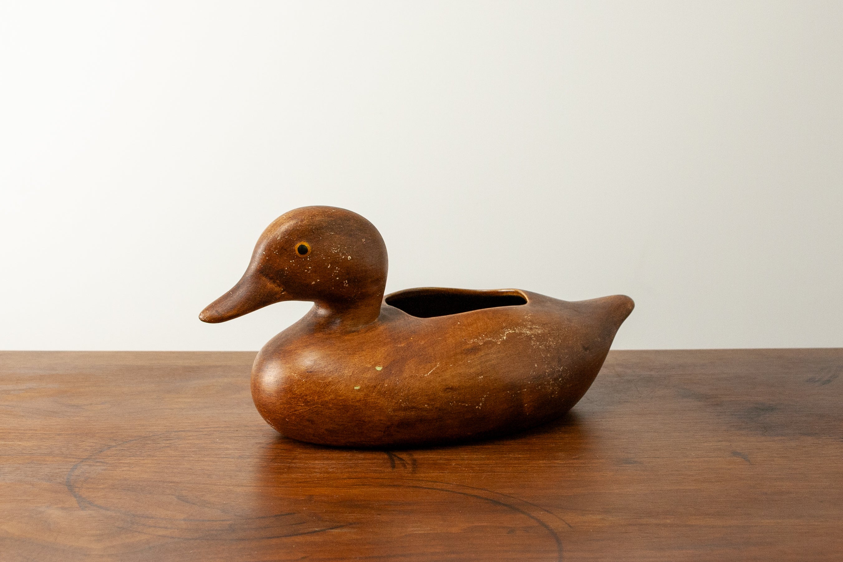 Ceramic Duck Decoy Planter