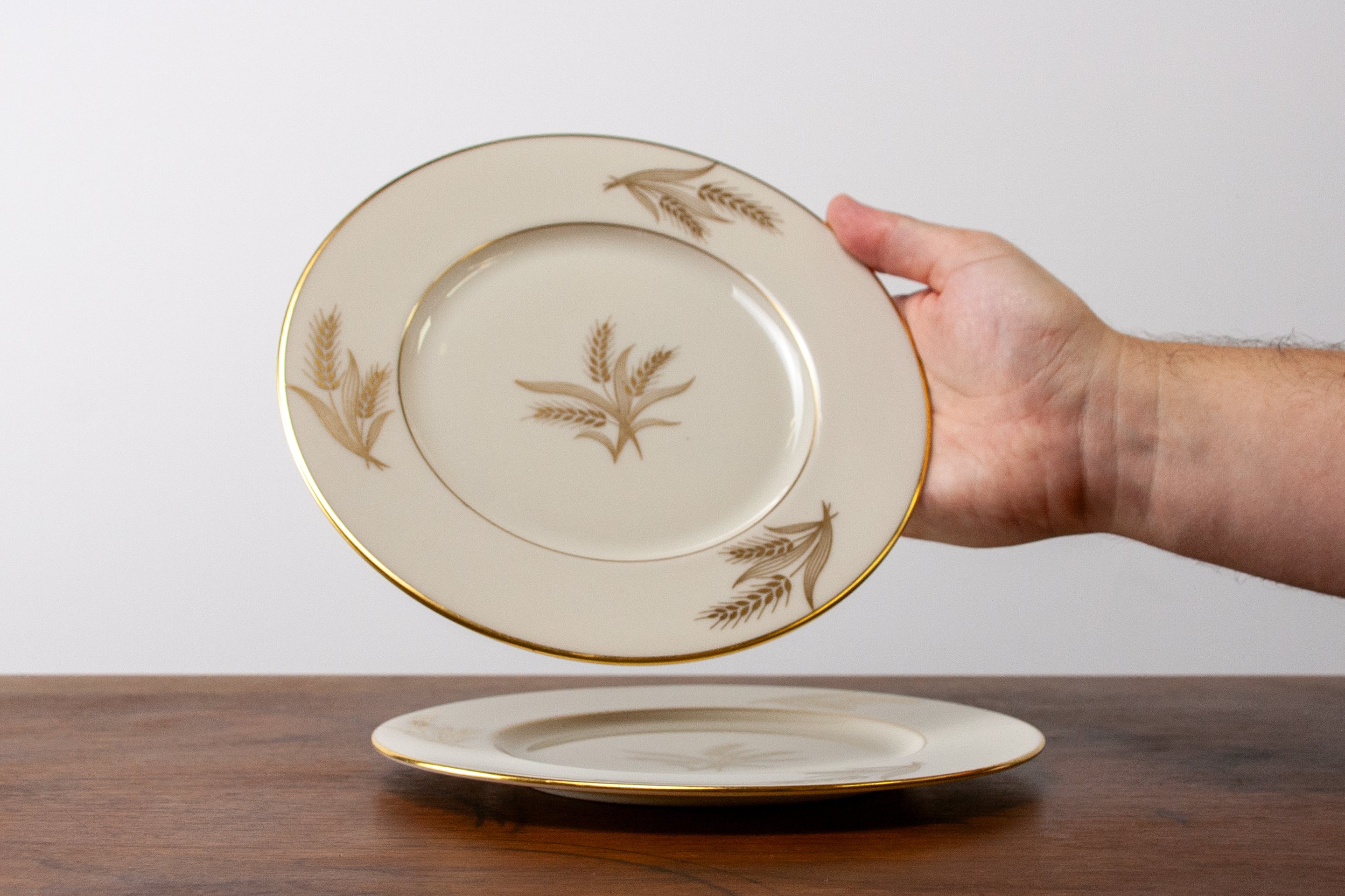 Lenox Harvest Wheat Gold Salad Plates (Set of 2)