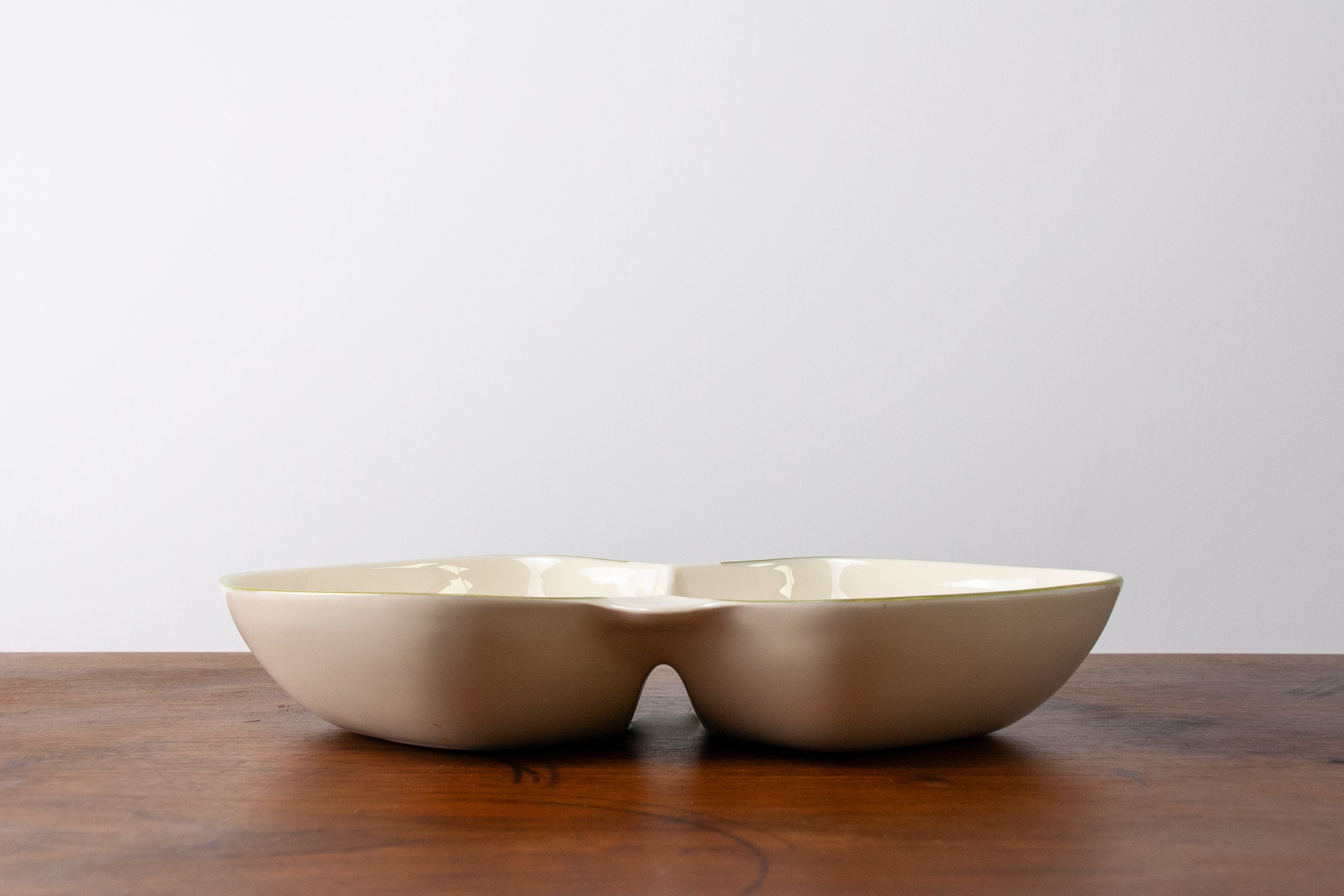 Winfield Pottery Bird of Paradise Divided Dish