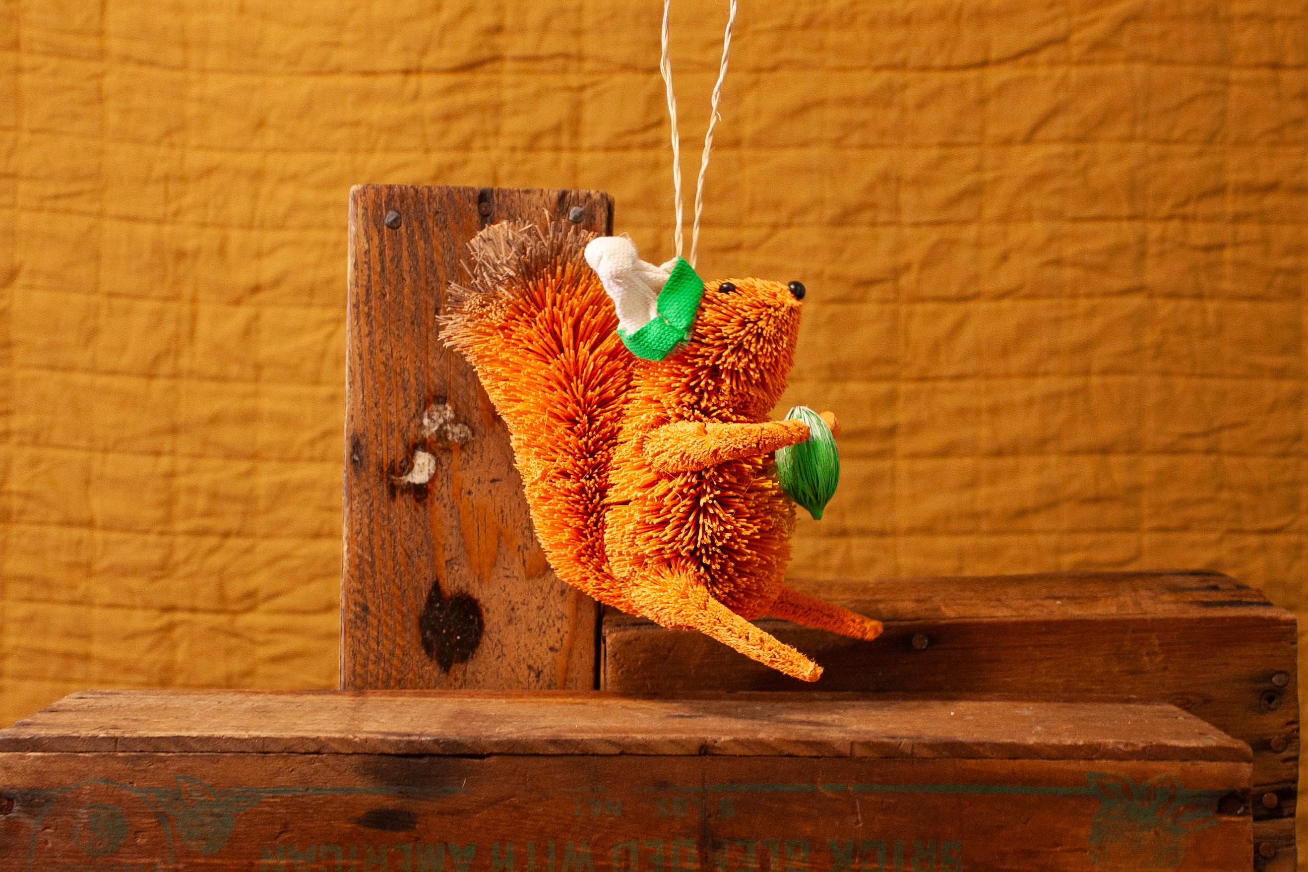 Bristle Squirrel Ornament