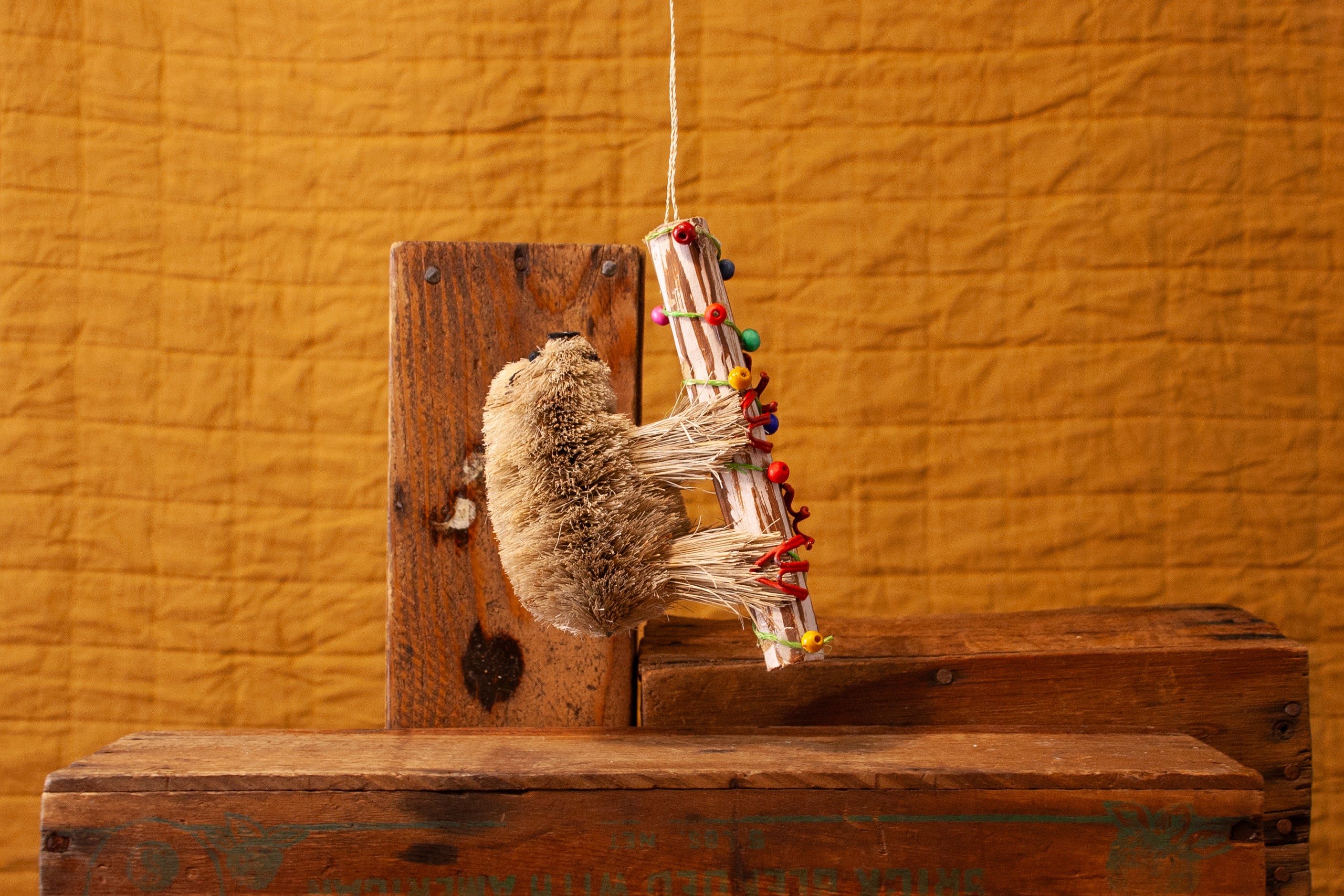 Bristle Sloth Ornament