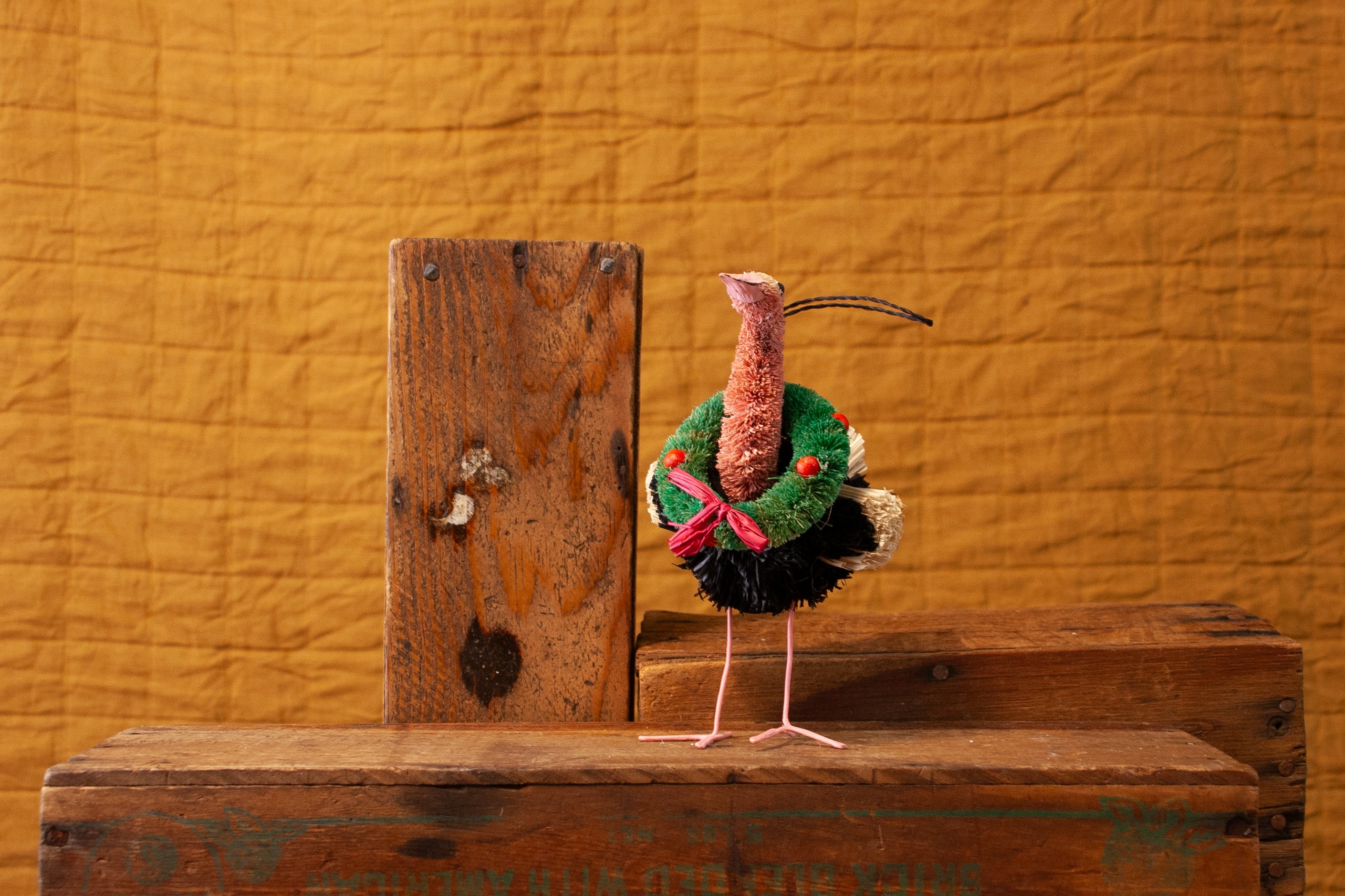 FINAL FEW - Bristle Ostrich Ornament