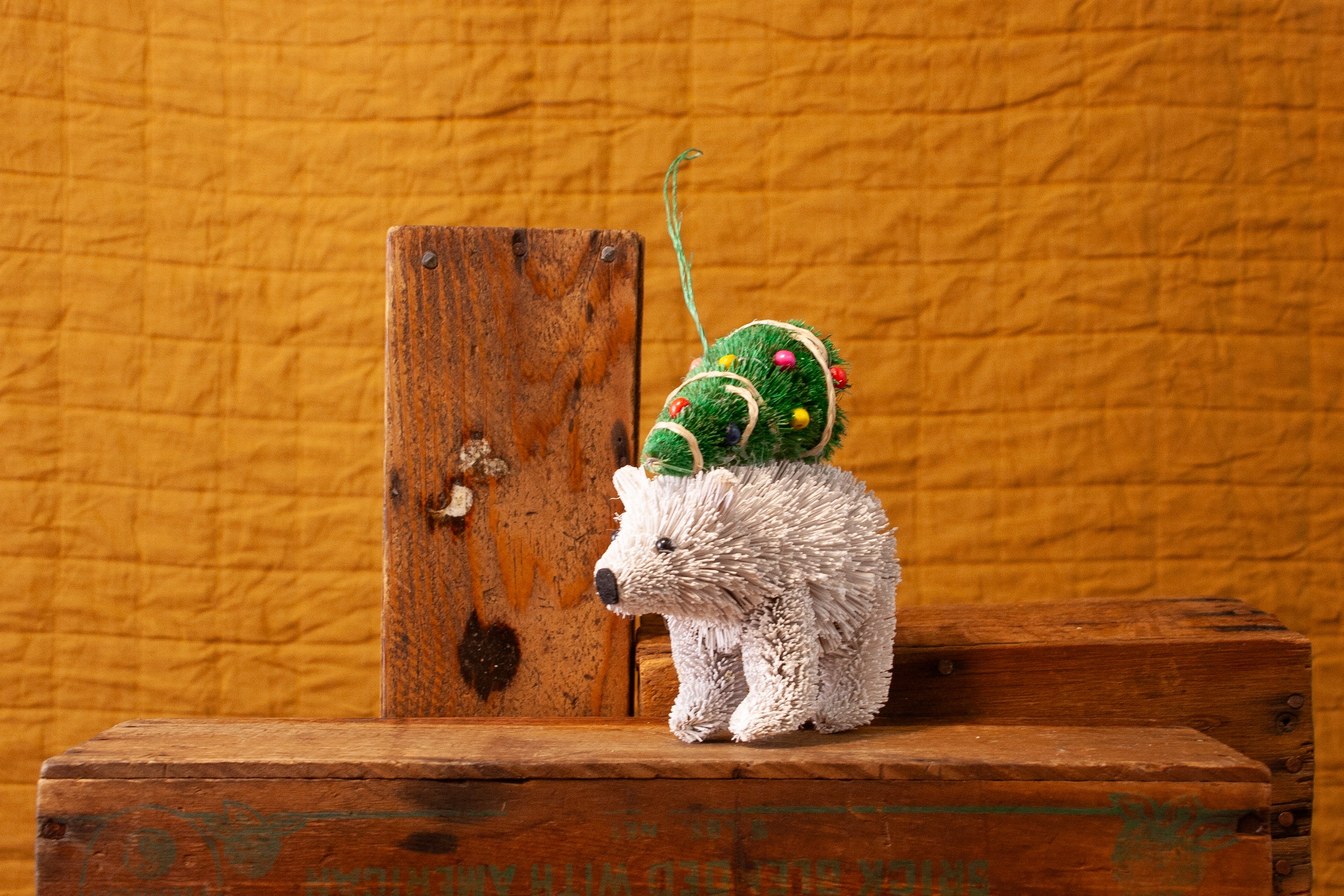 Bristle Polar Bear Ornament