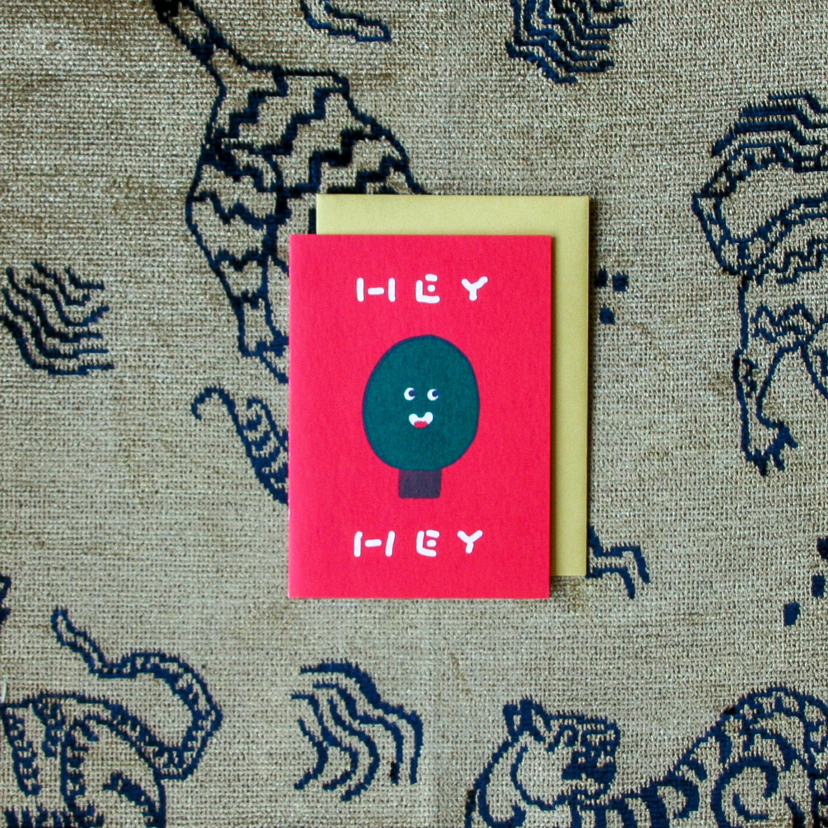 Hey Hey Tree Greeting Card
