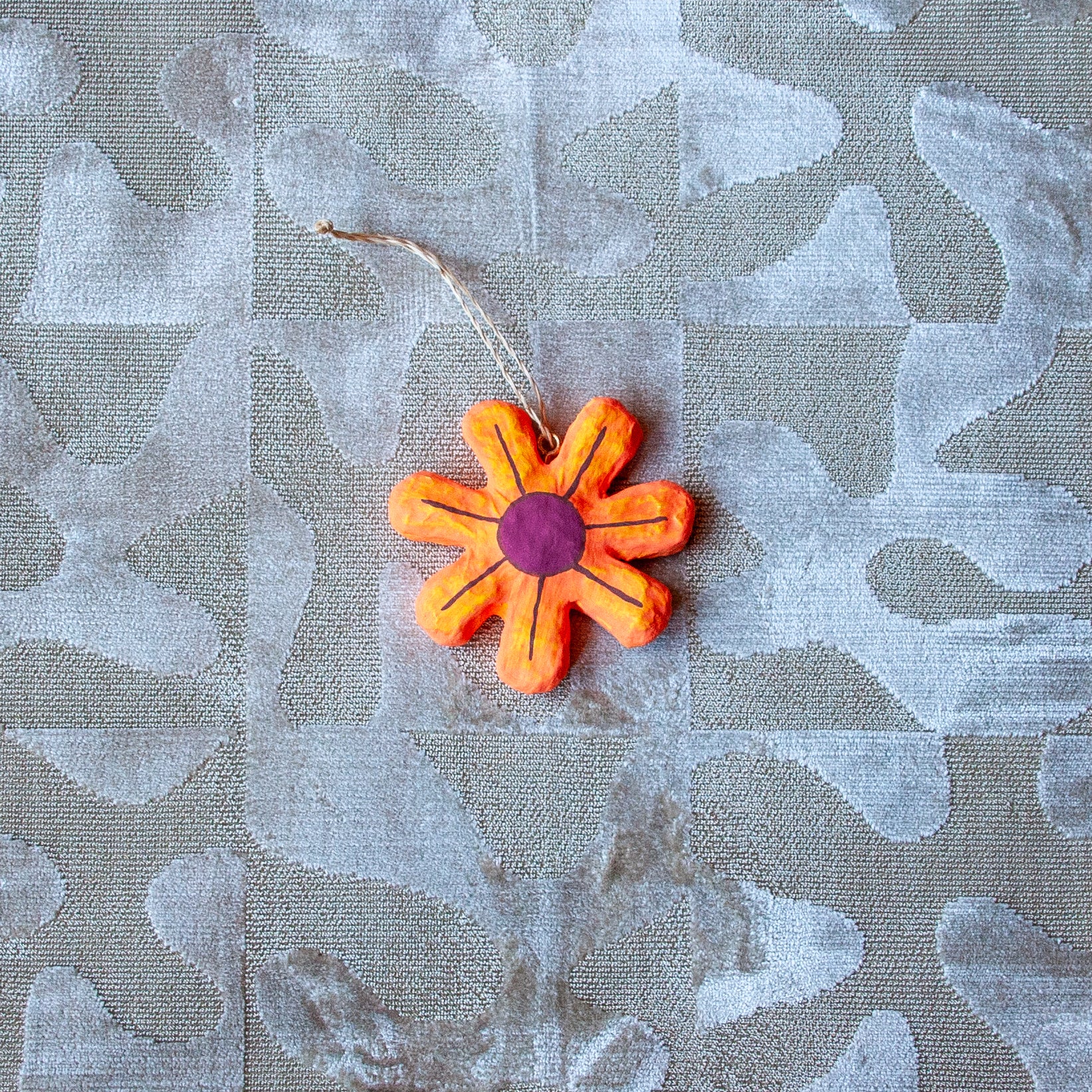 Papier-mâché Flower Ornament