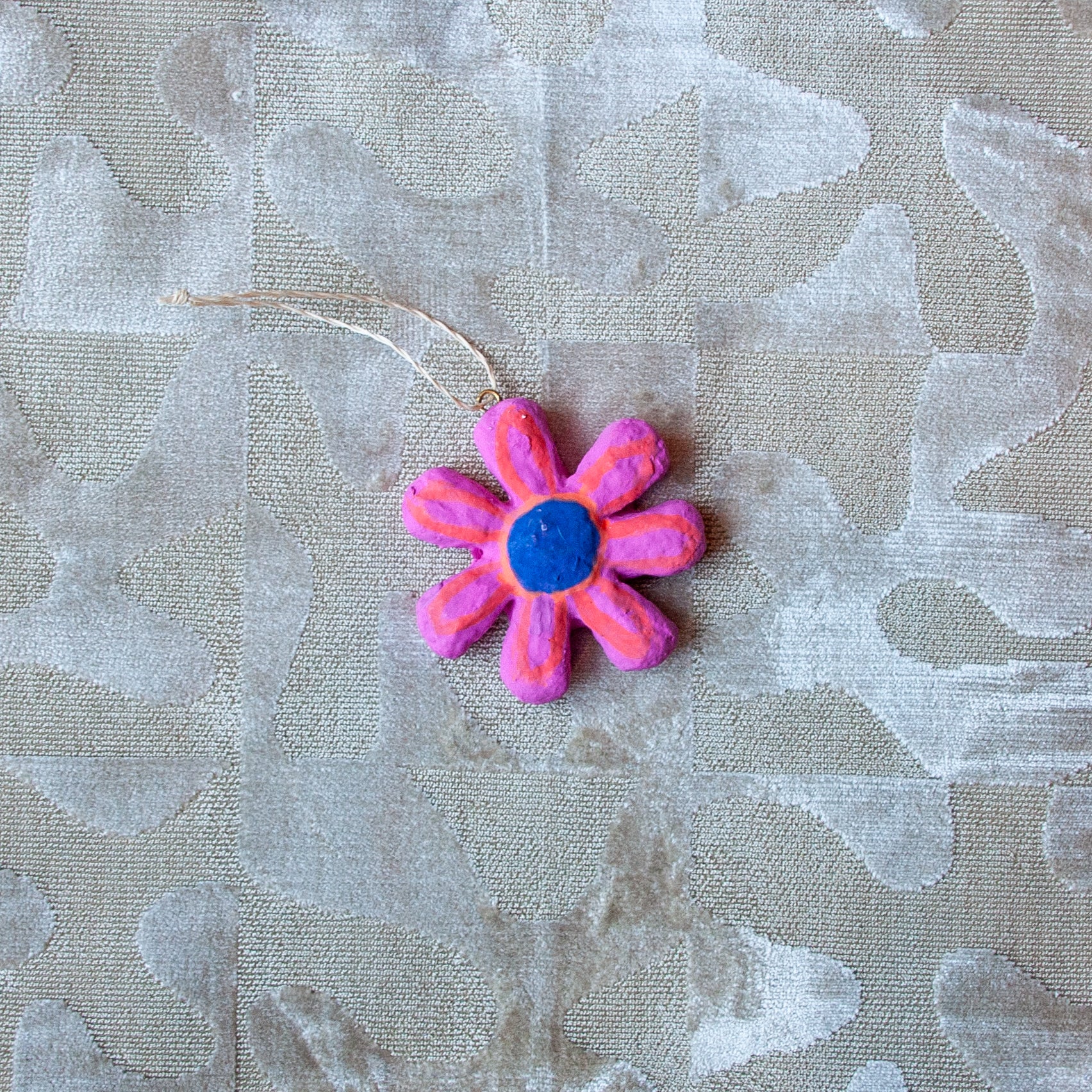 Papier-mâché Flower Ornament