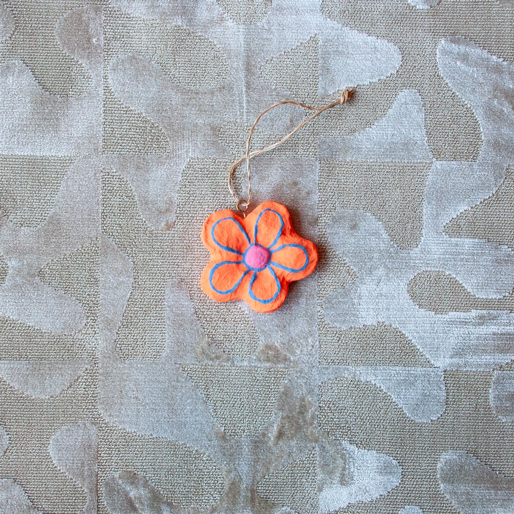 Papier-mâché Flower Ornament