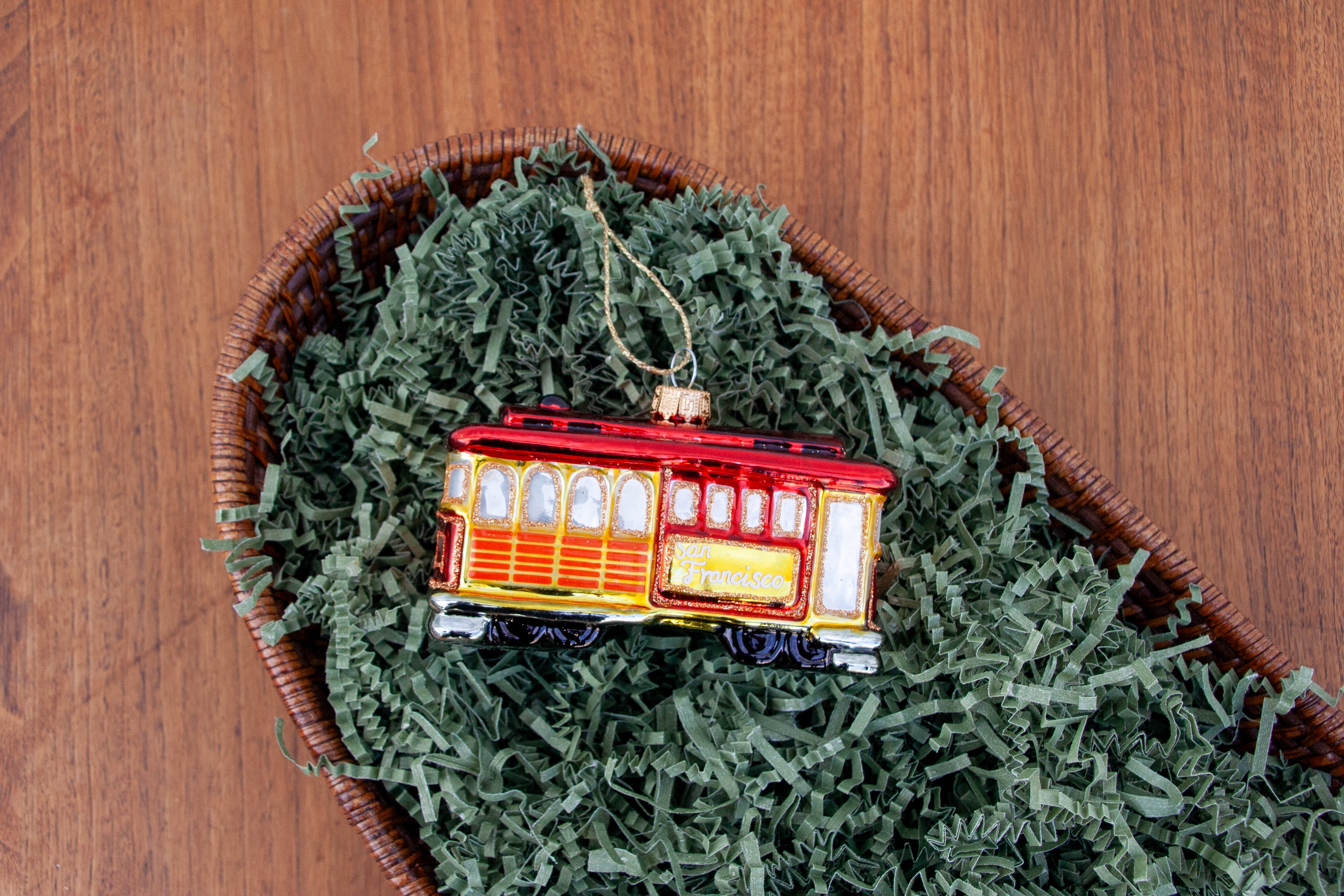 LAST ONE - San Francisco Cable Car Ornament