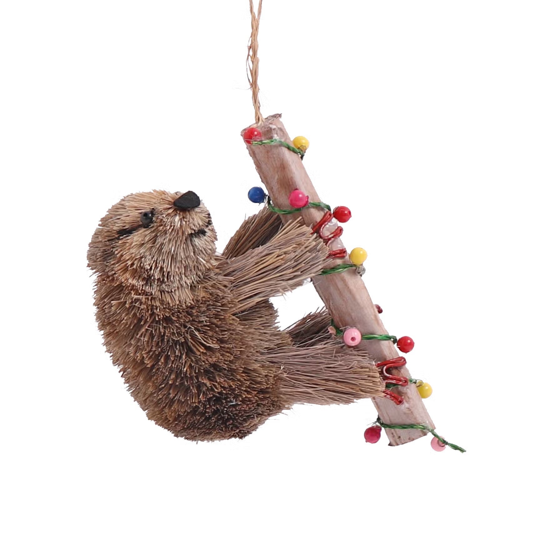 Bristle Sloth Ornament