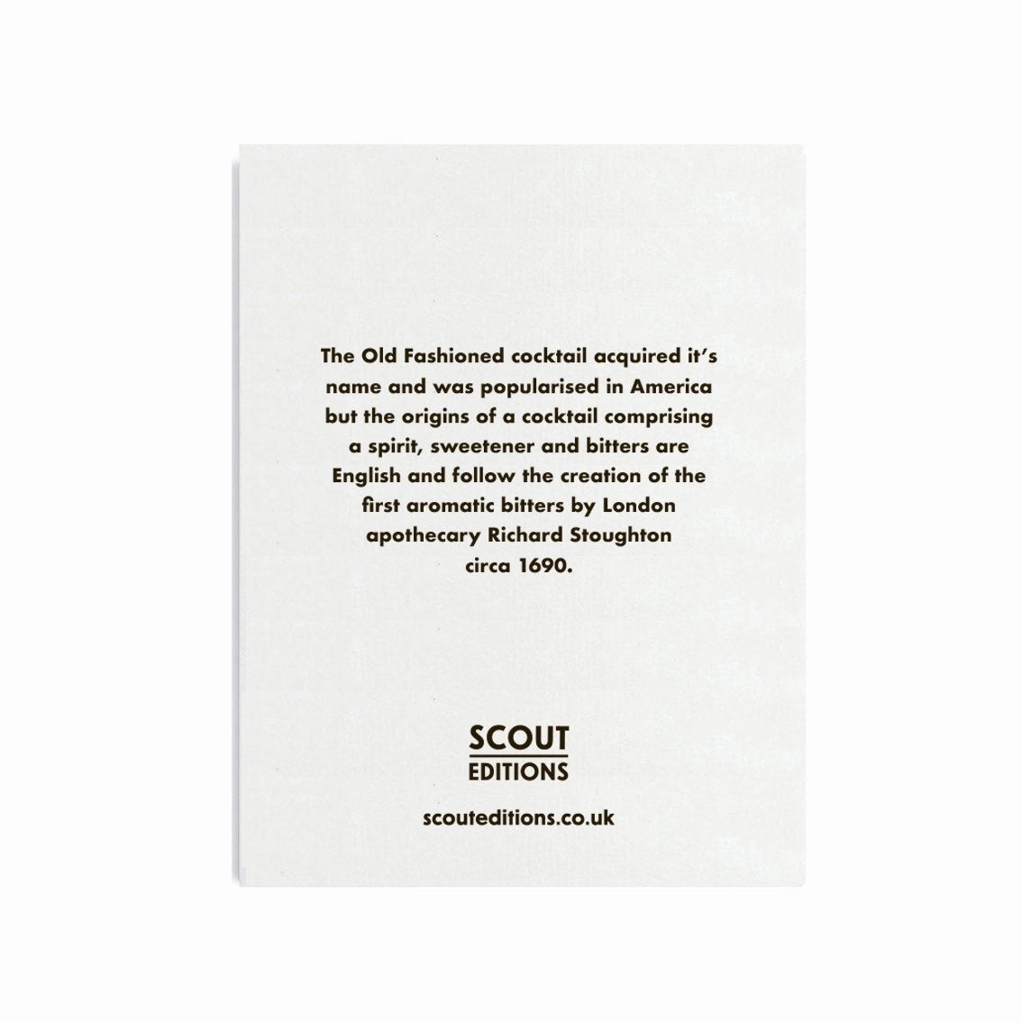 Old Fashioned Cocktail Mini Card