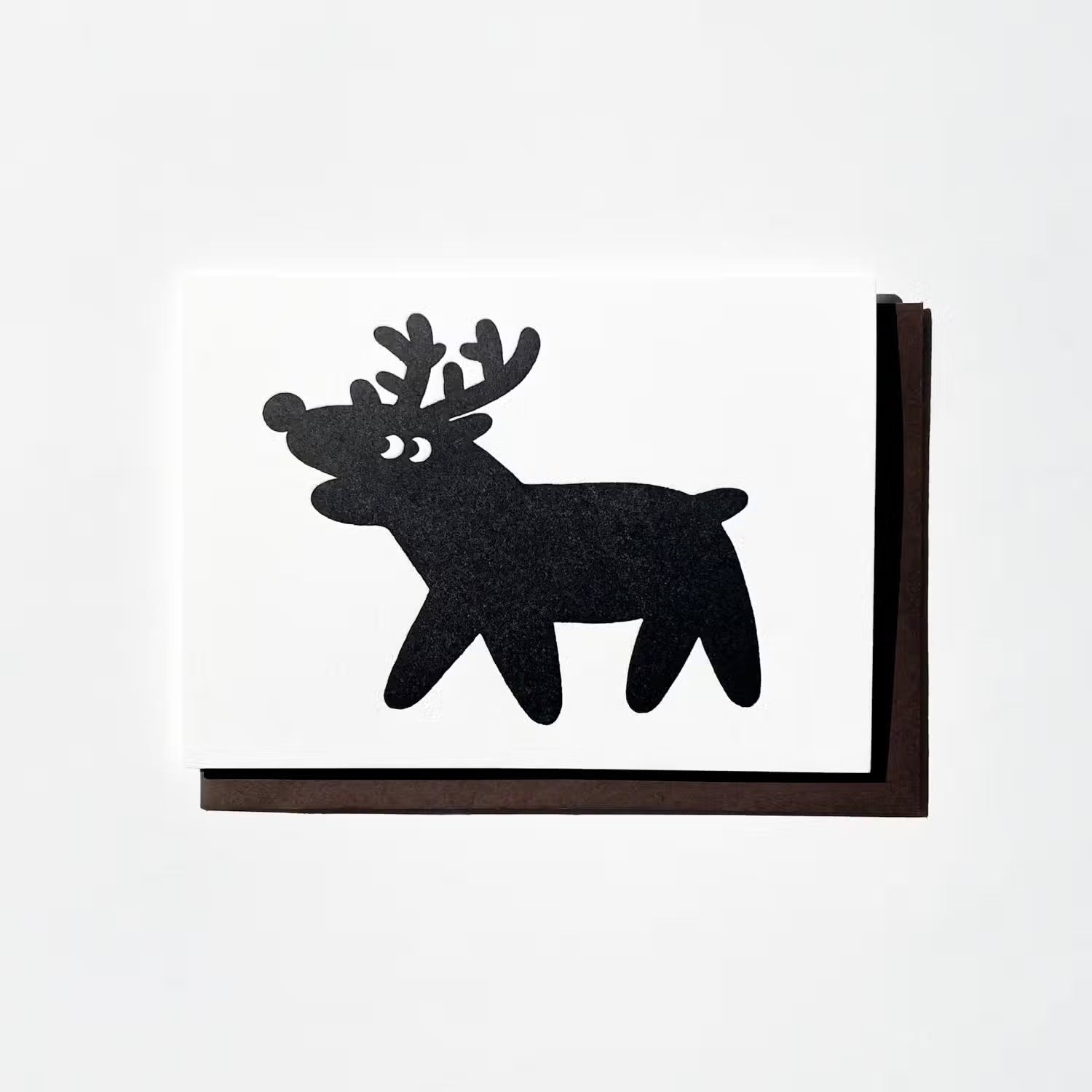 Holiday Reindeer Letterpress Card