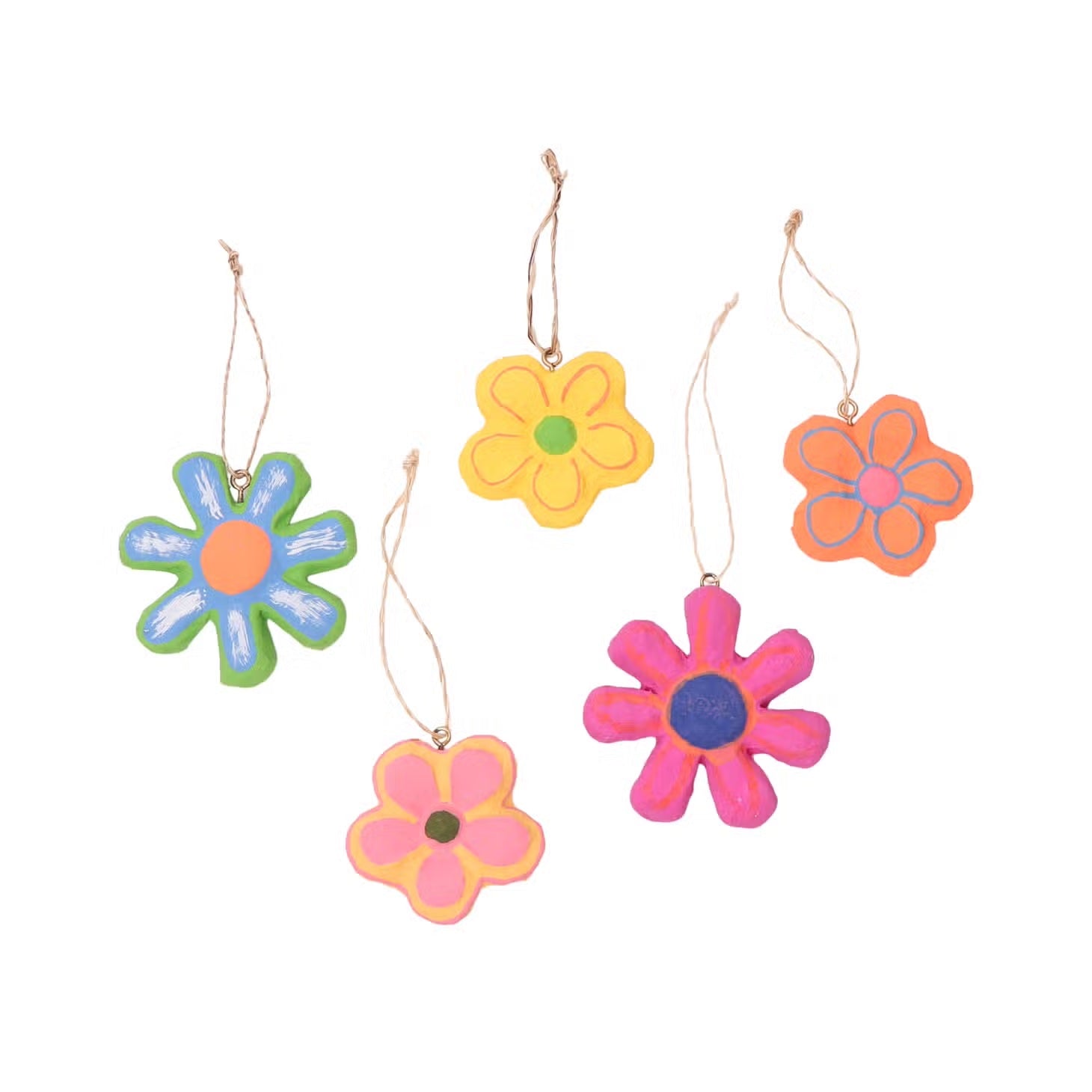 Papier-mâché Flower Ornament