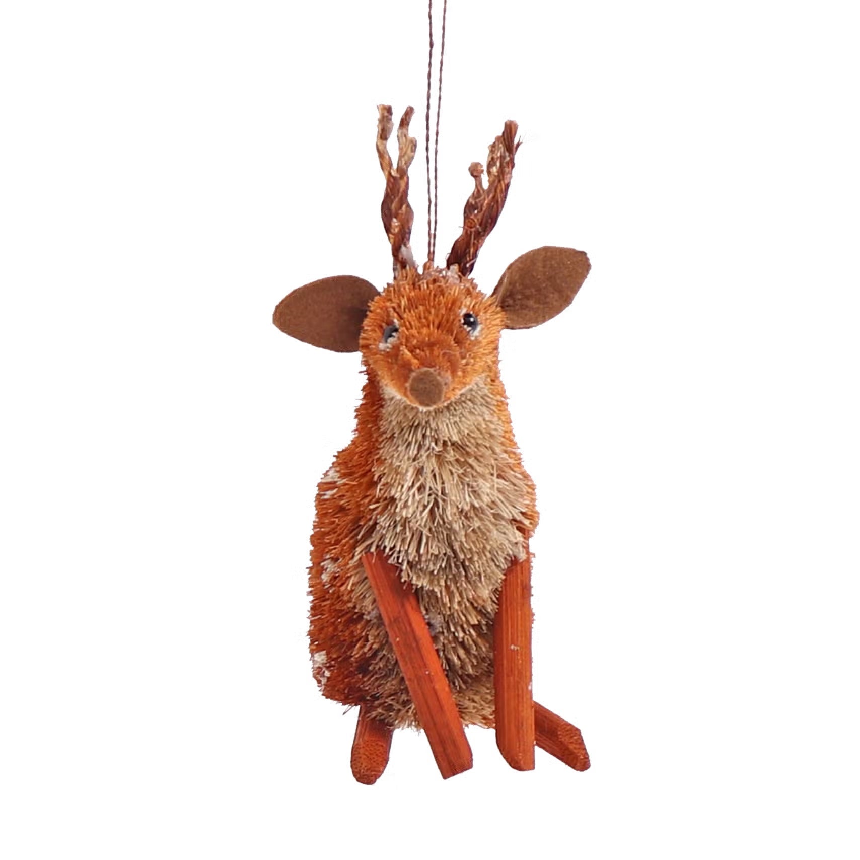 Bristle Reindeer Ornament
