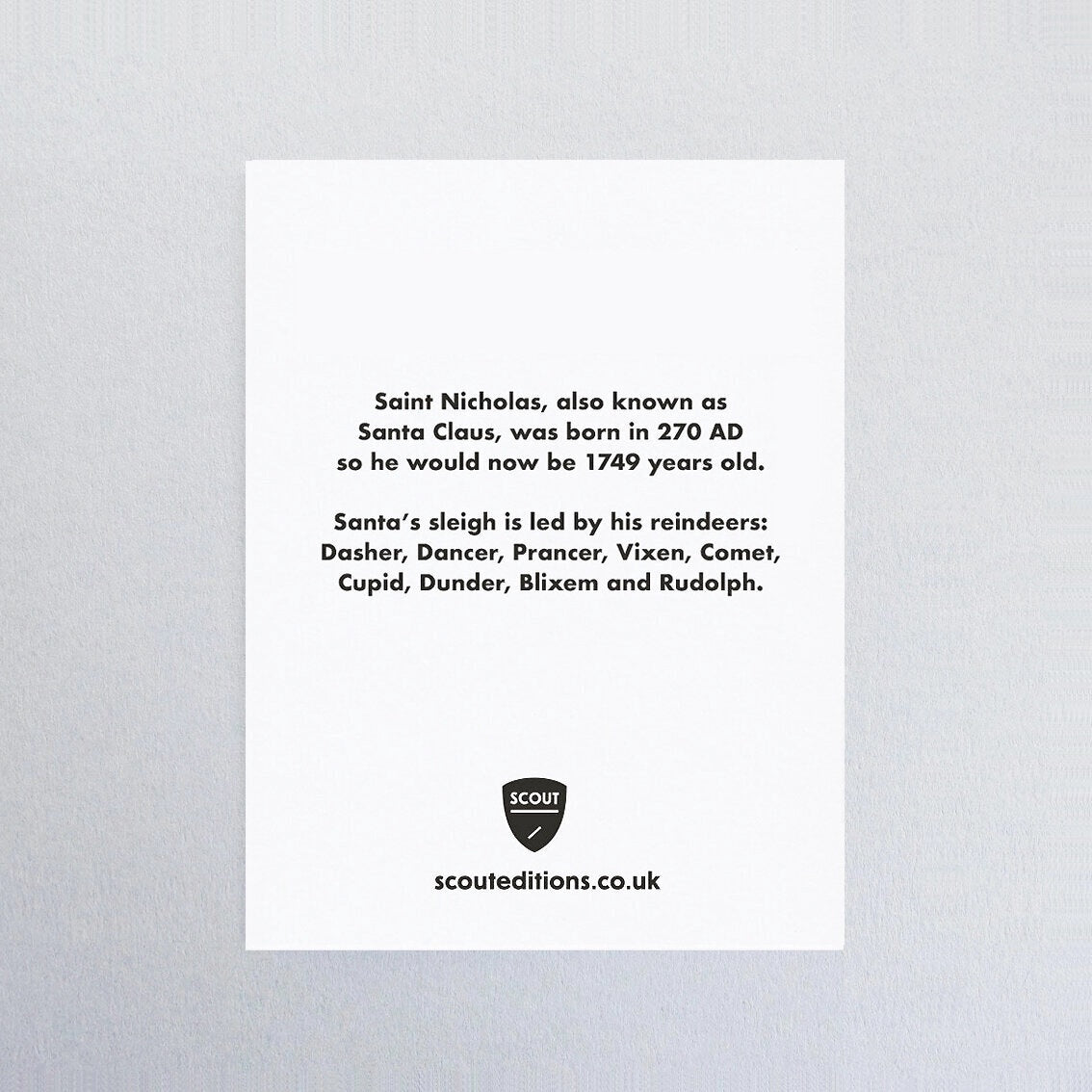 Santa Mini Card