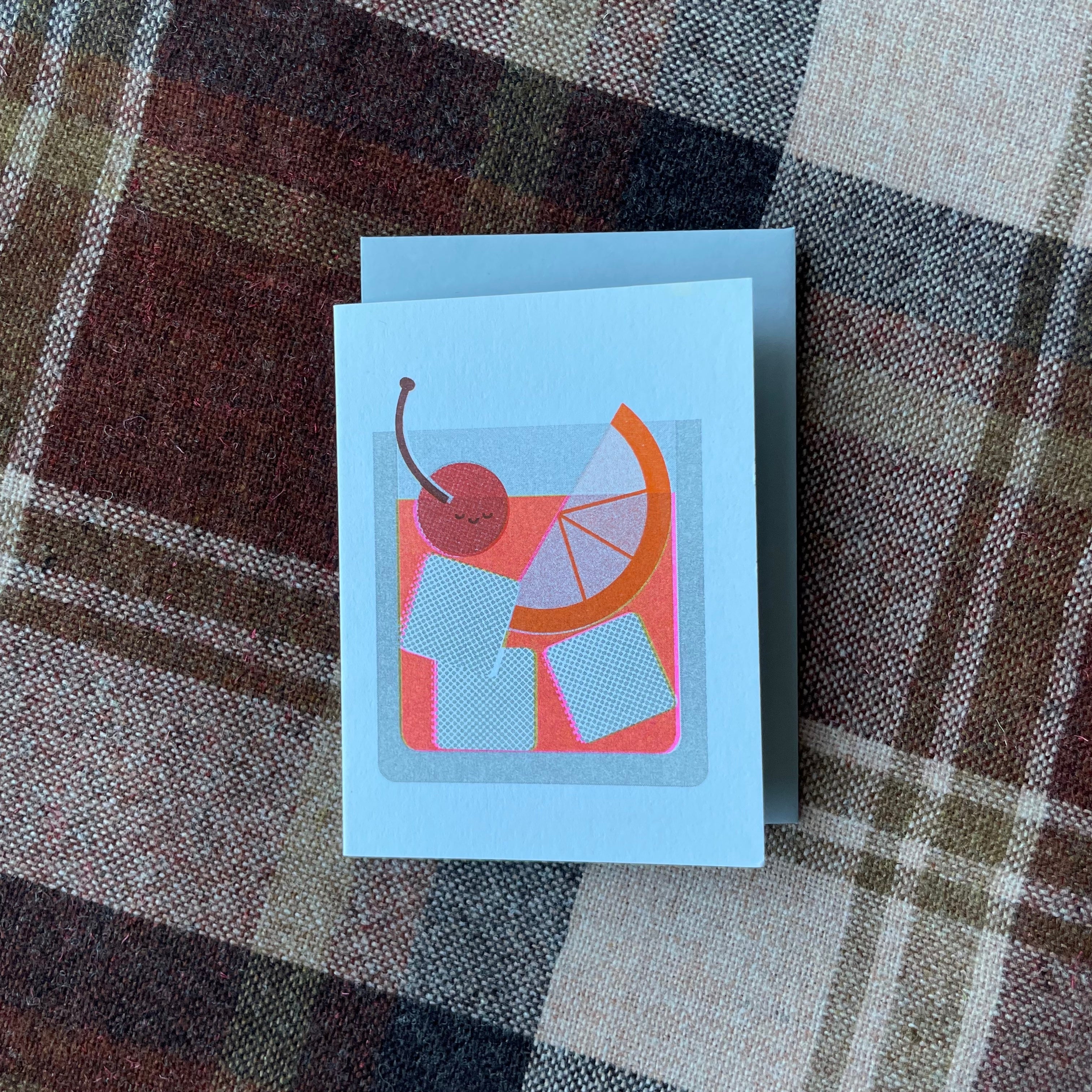 Old Fashioned Cocktail Mini Card