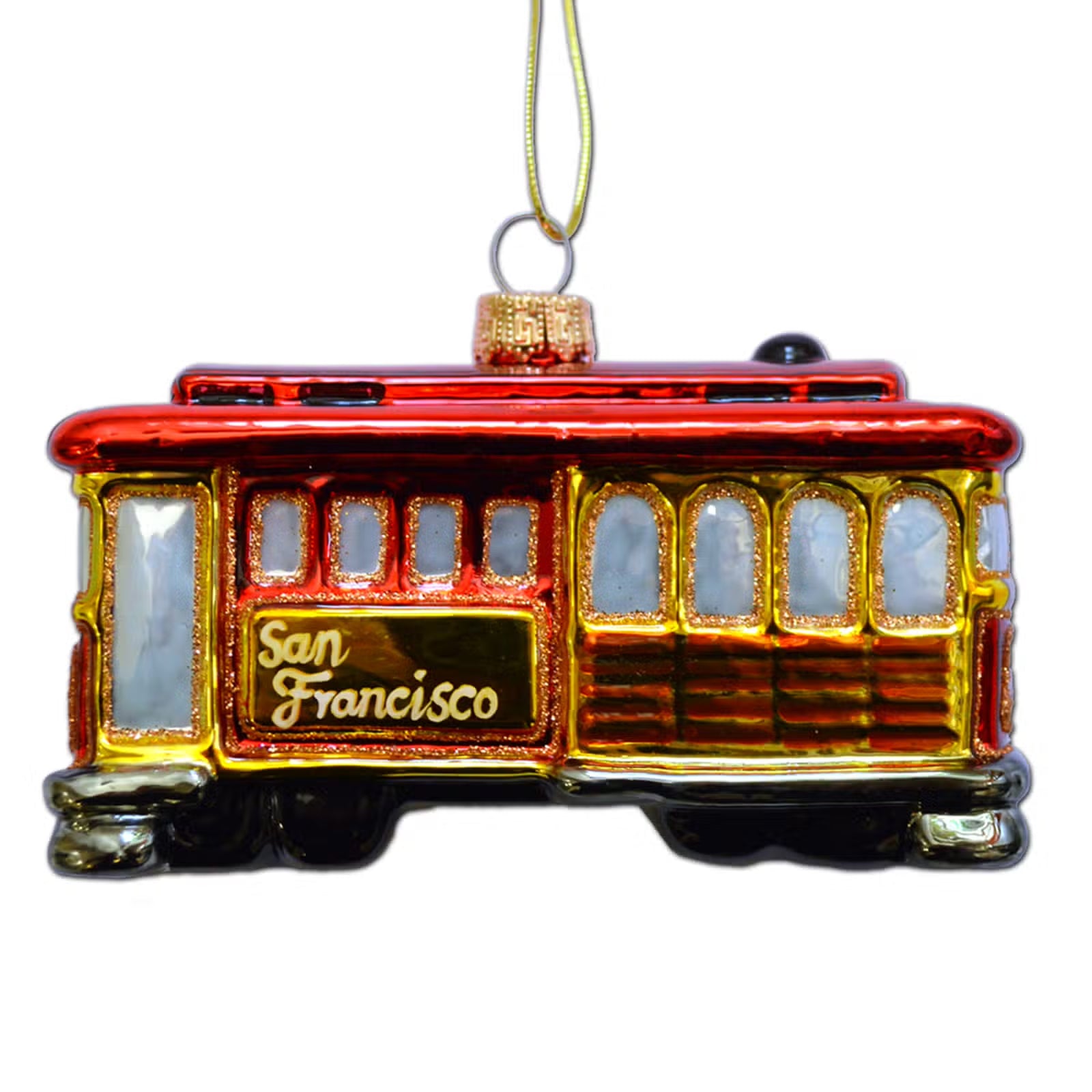 LAST ONE - San Francisco Cable Car Ornament