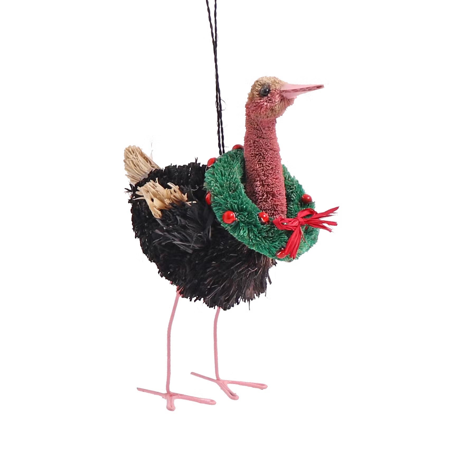 FINAL FEW - Bristle Ostrich Ornament