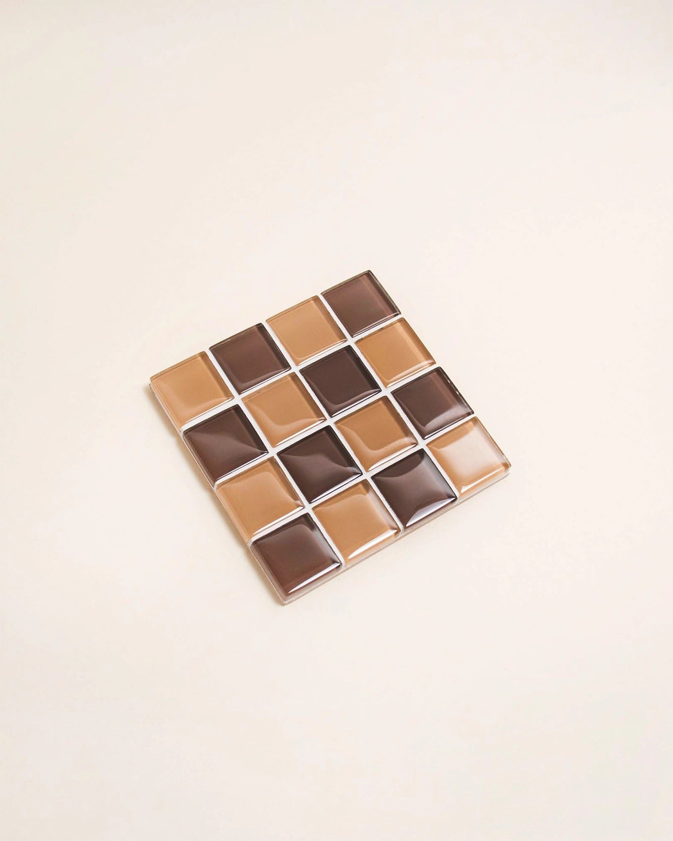 Glass Tile Coaster in Vintage Love