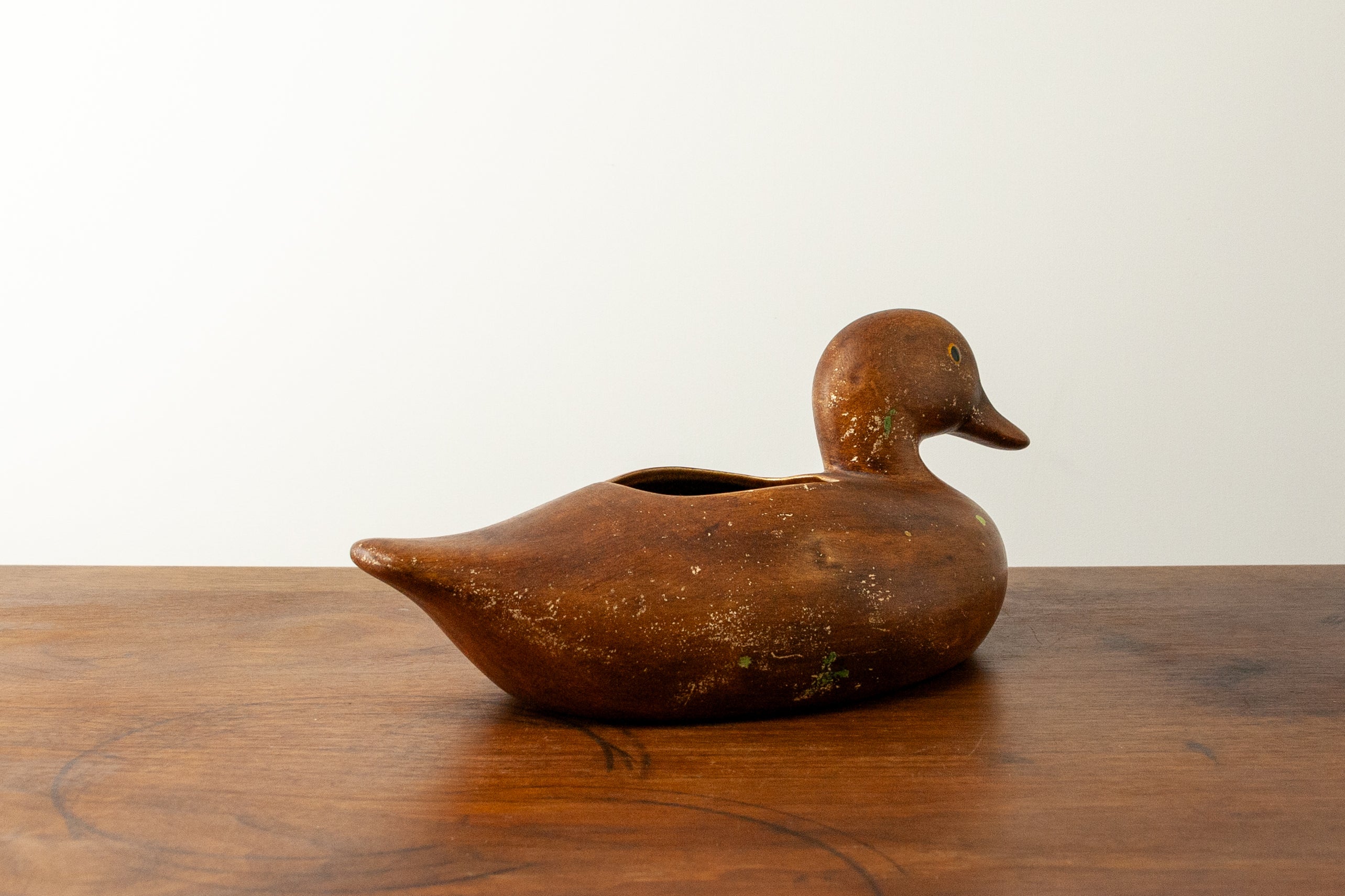 Ceramic Duck Decoy Planter