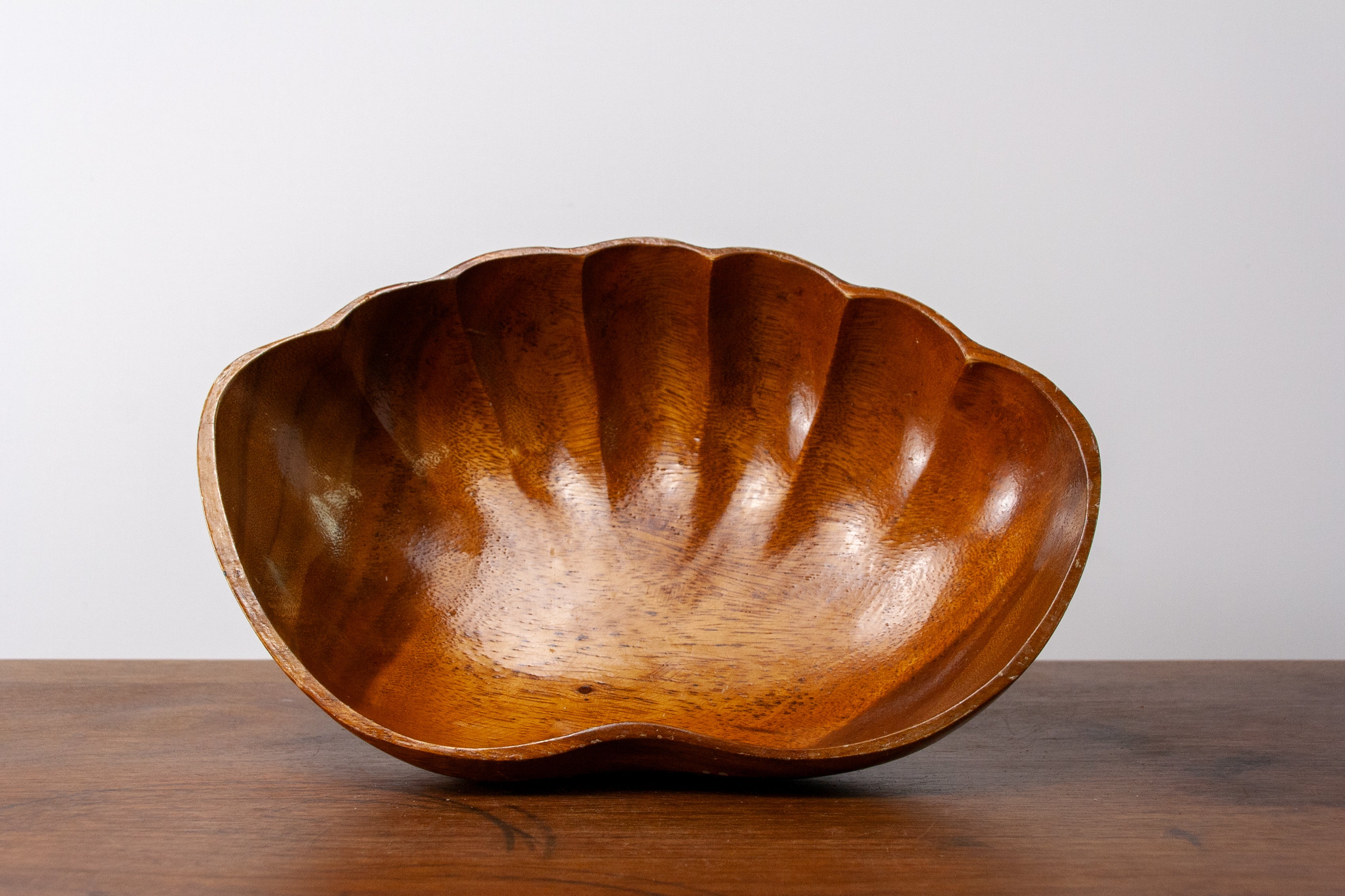 Hawaii Carved Wood Bowl