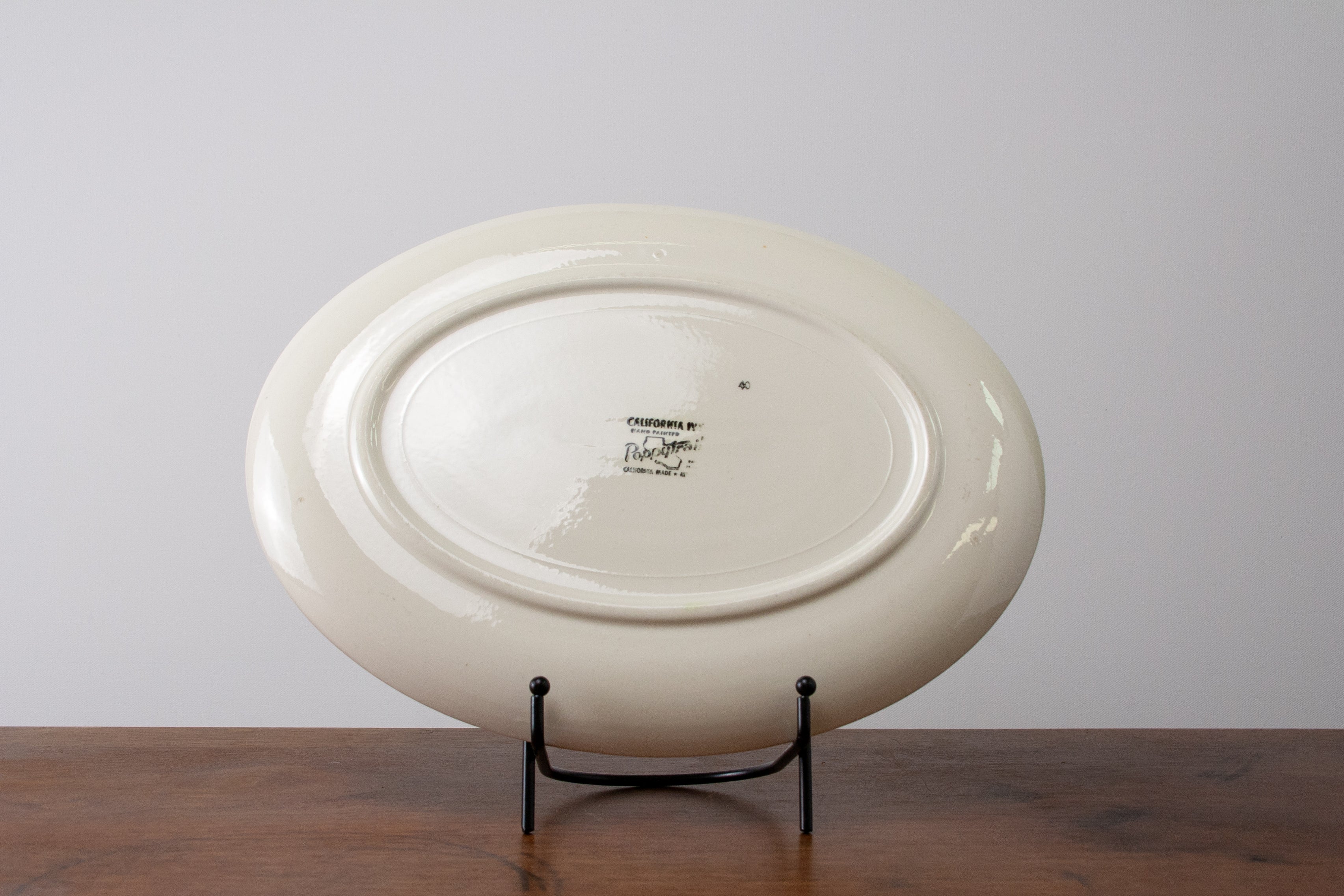 Poppytrail by Metlox California Ivy Oval Serving Dish
