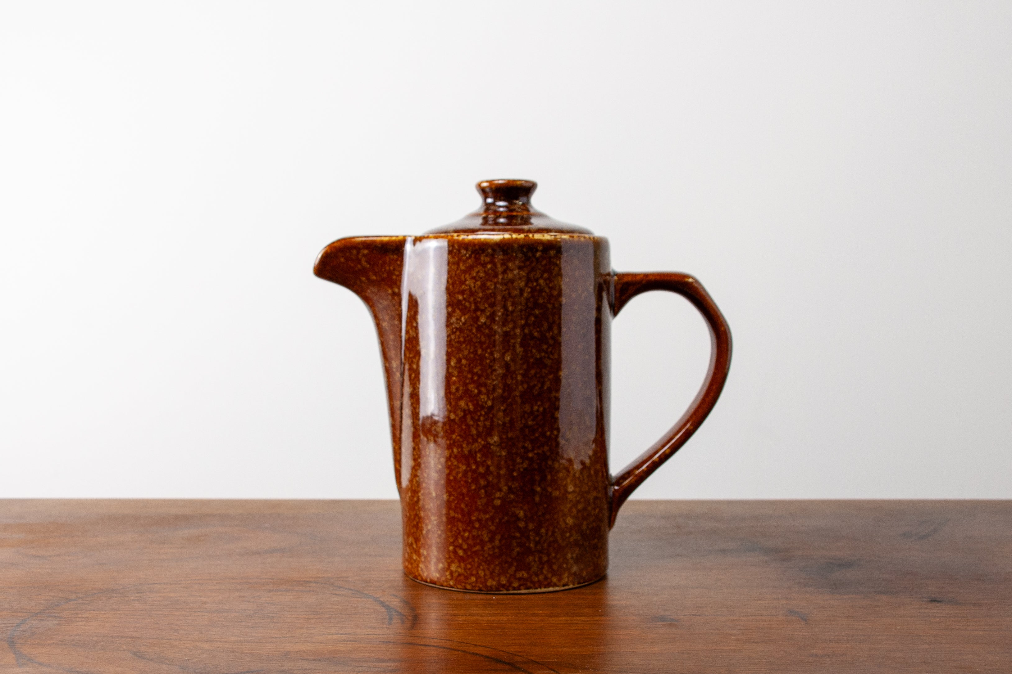 Brown Speckled Ceramic Pitcher