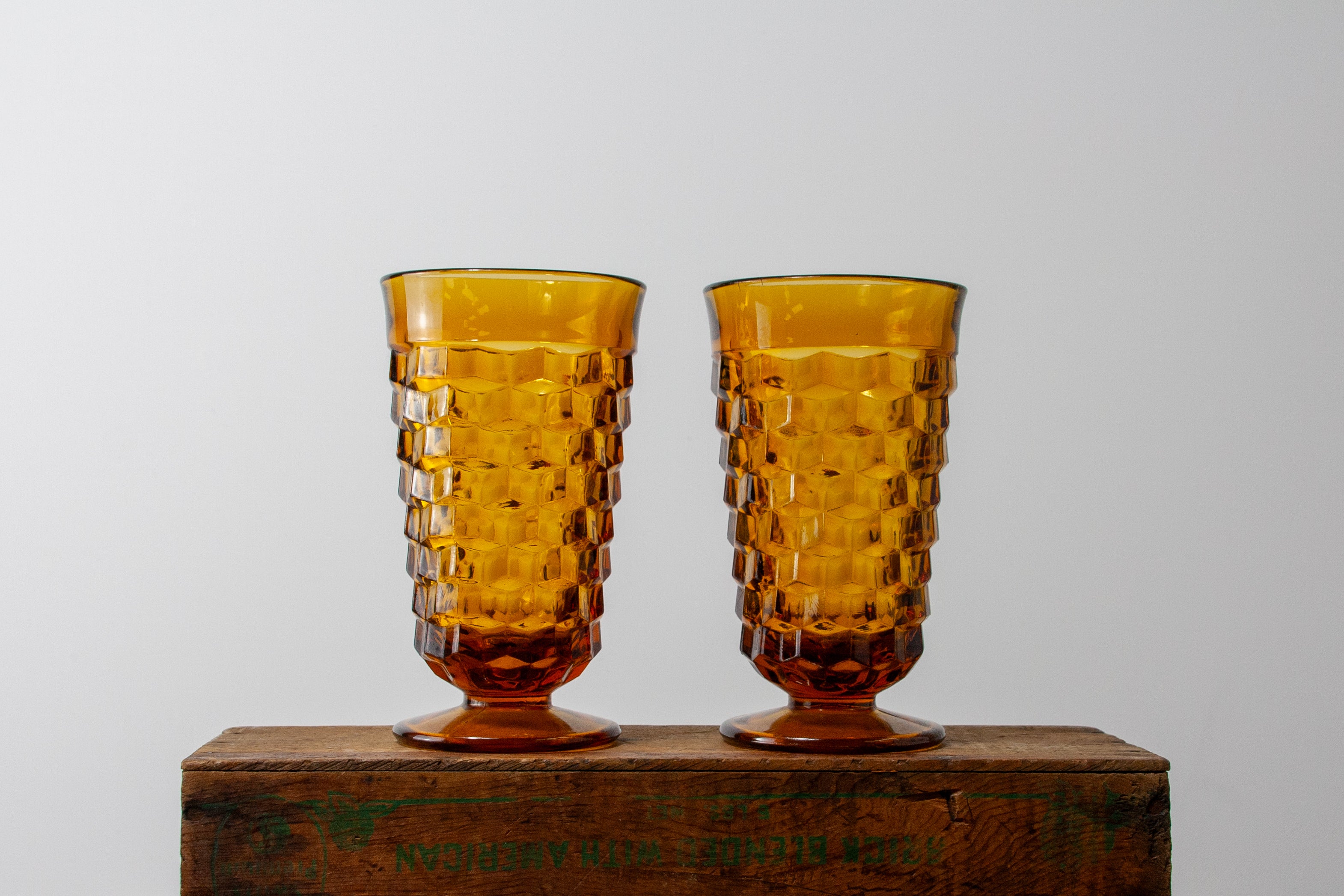 Amber Whitehall by Colony Iced Tea Glasses (Set of 2)