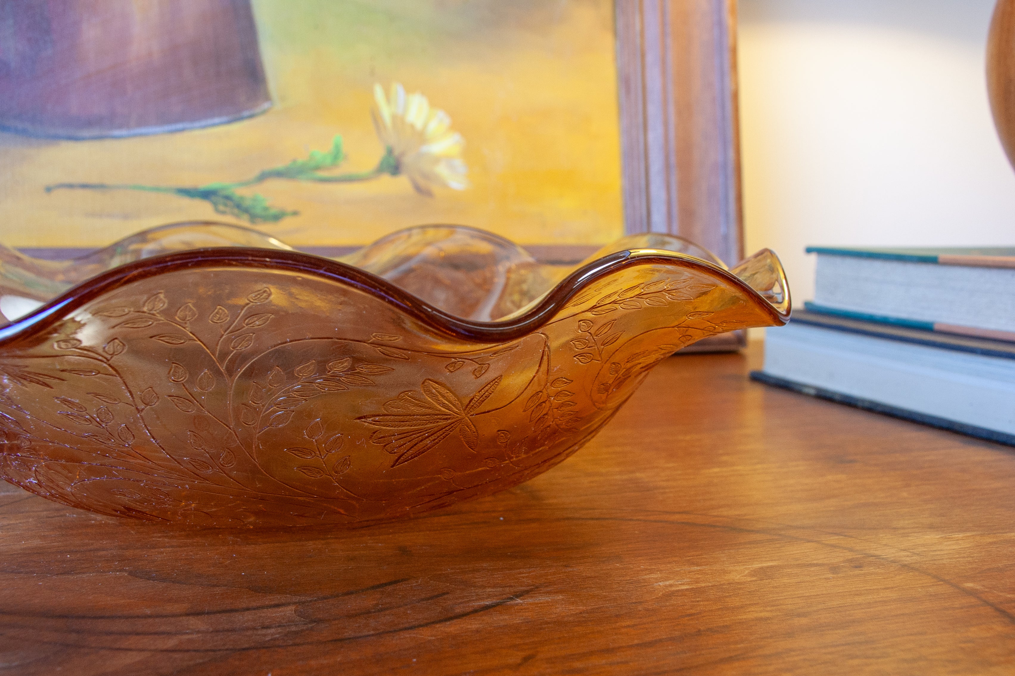 Floragold Ruffled Bowl (Large)