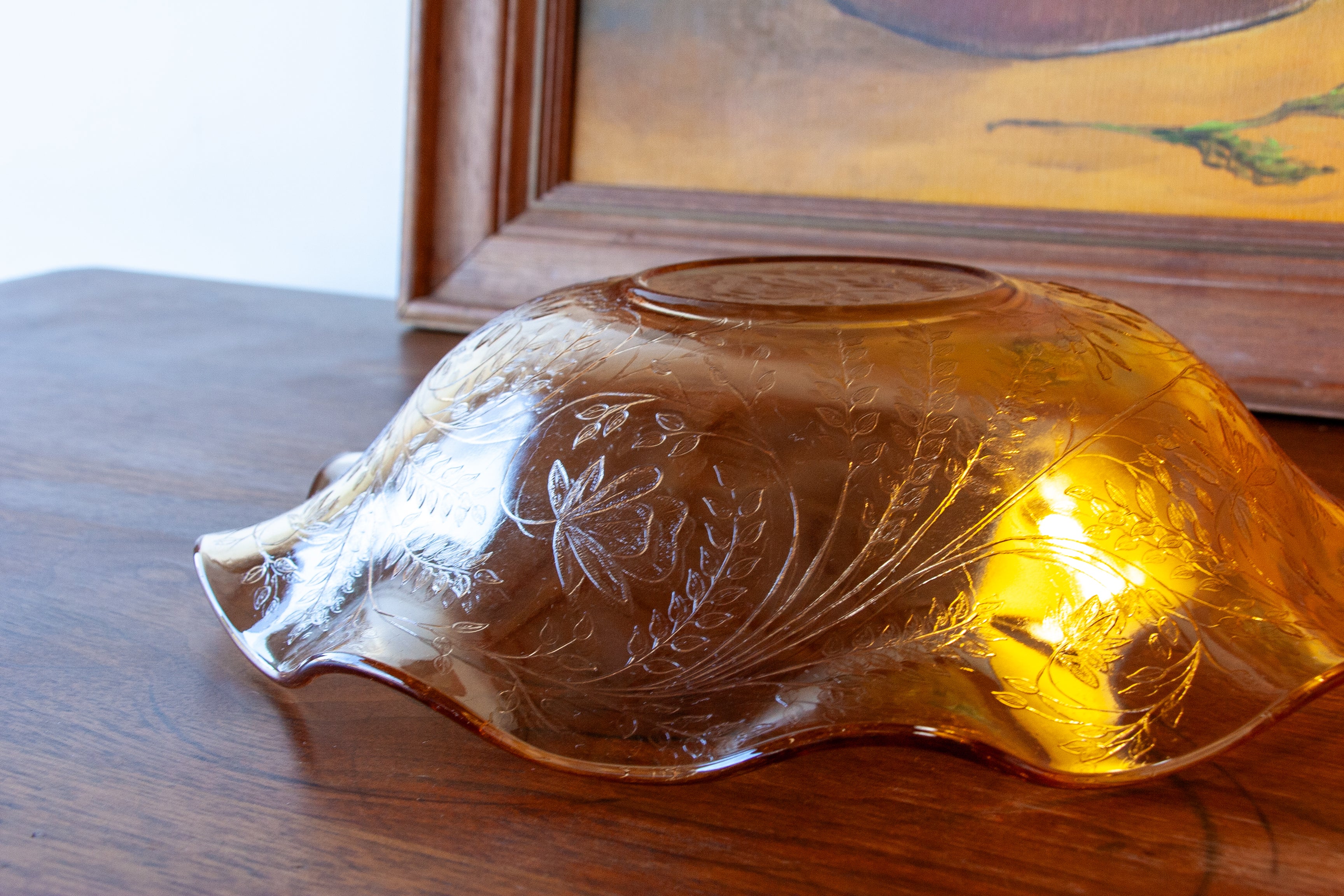 Floragold Ruffled Bowl (Large)