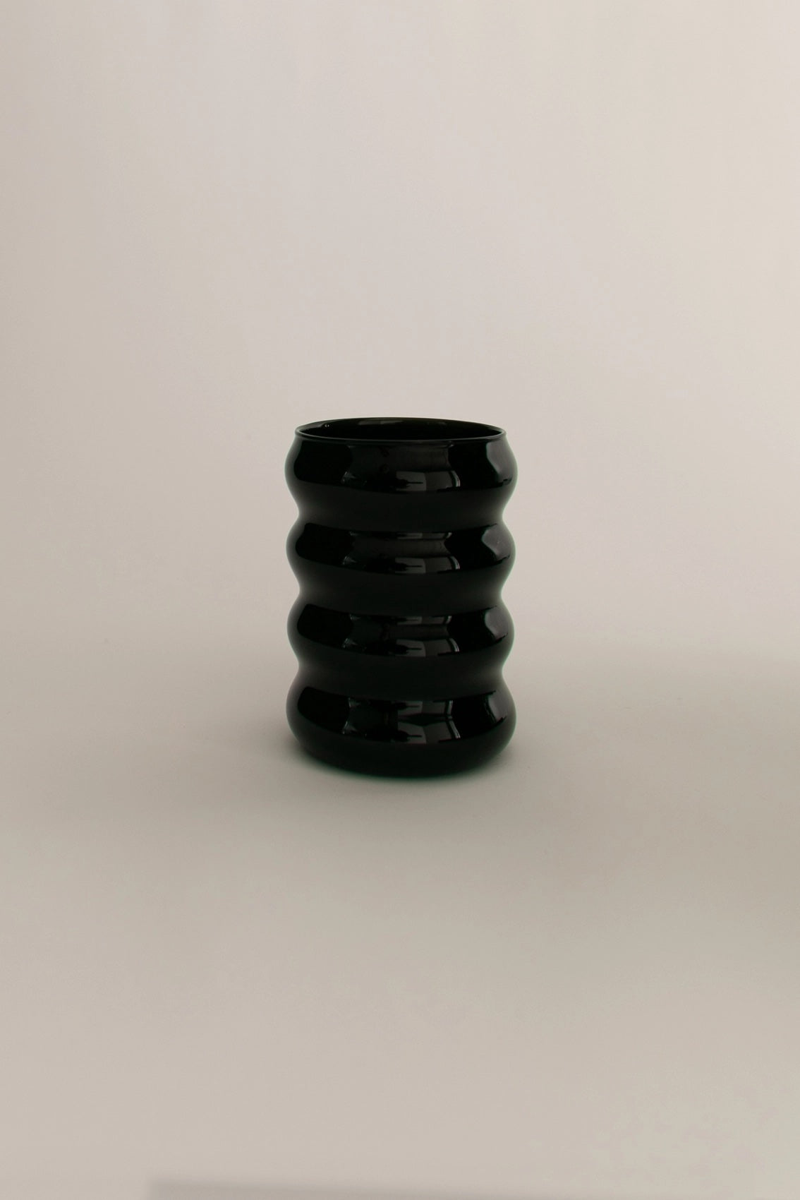 6oz Opaque Ripple Cups, Onyx (Set of 2)