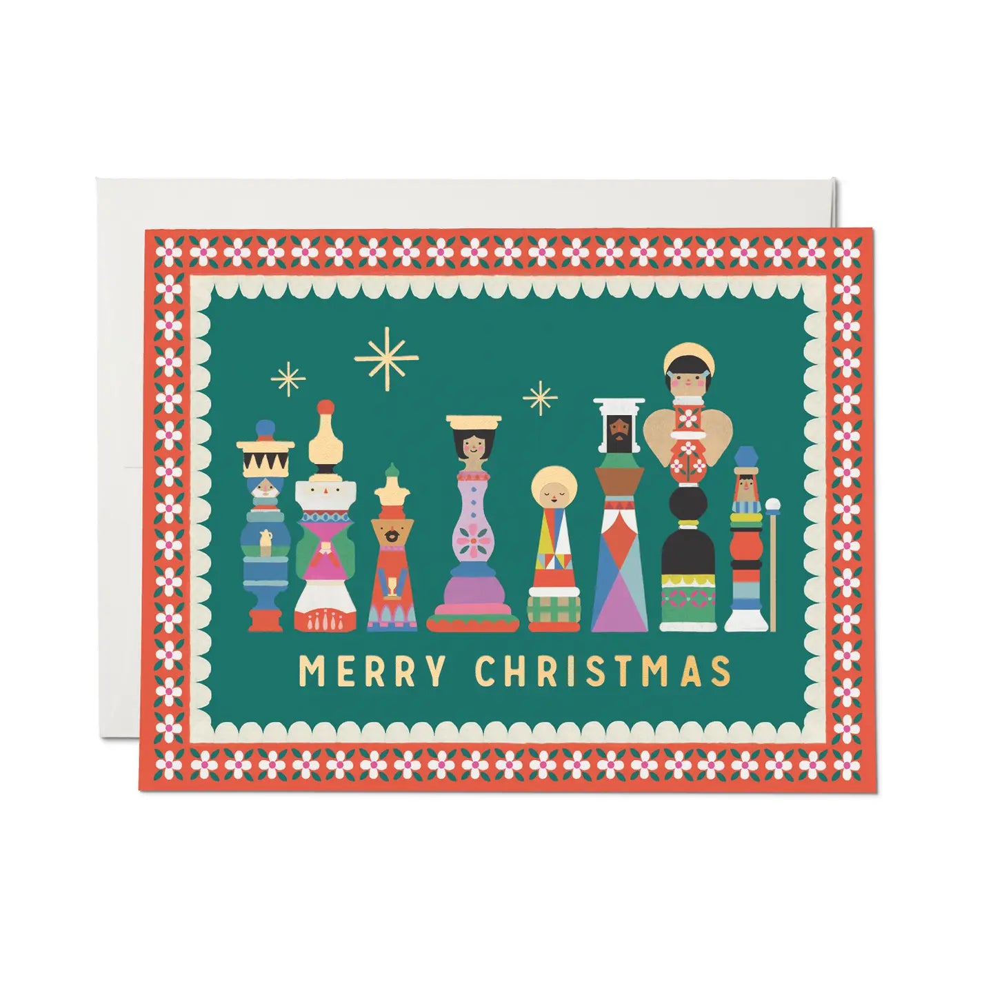 Nativity Scene Christmas Card