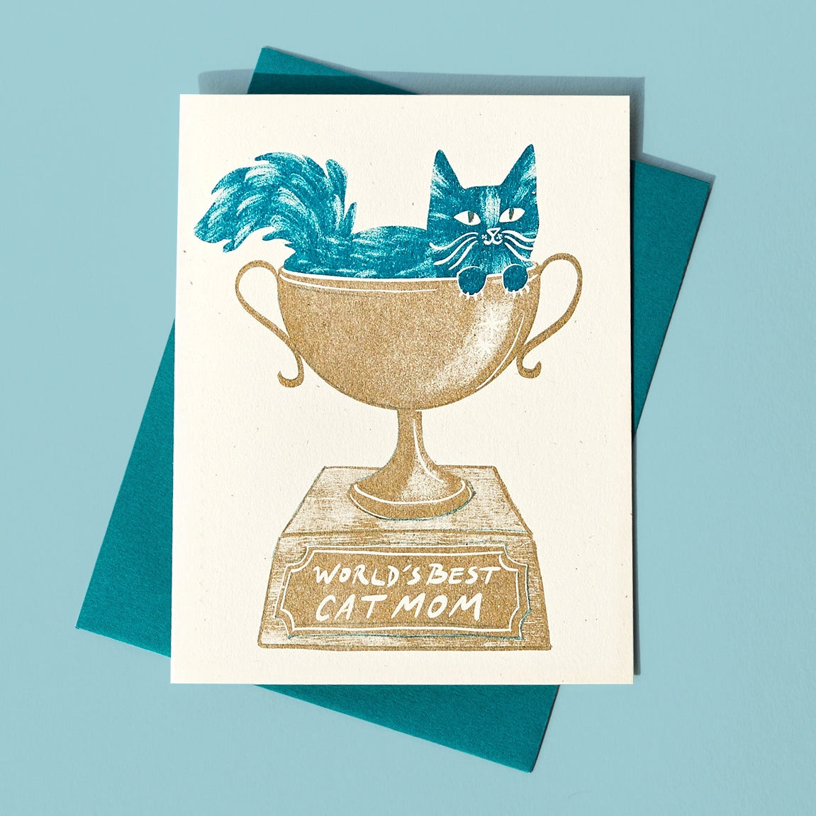 World's Best Cat Mom Card