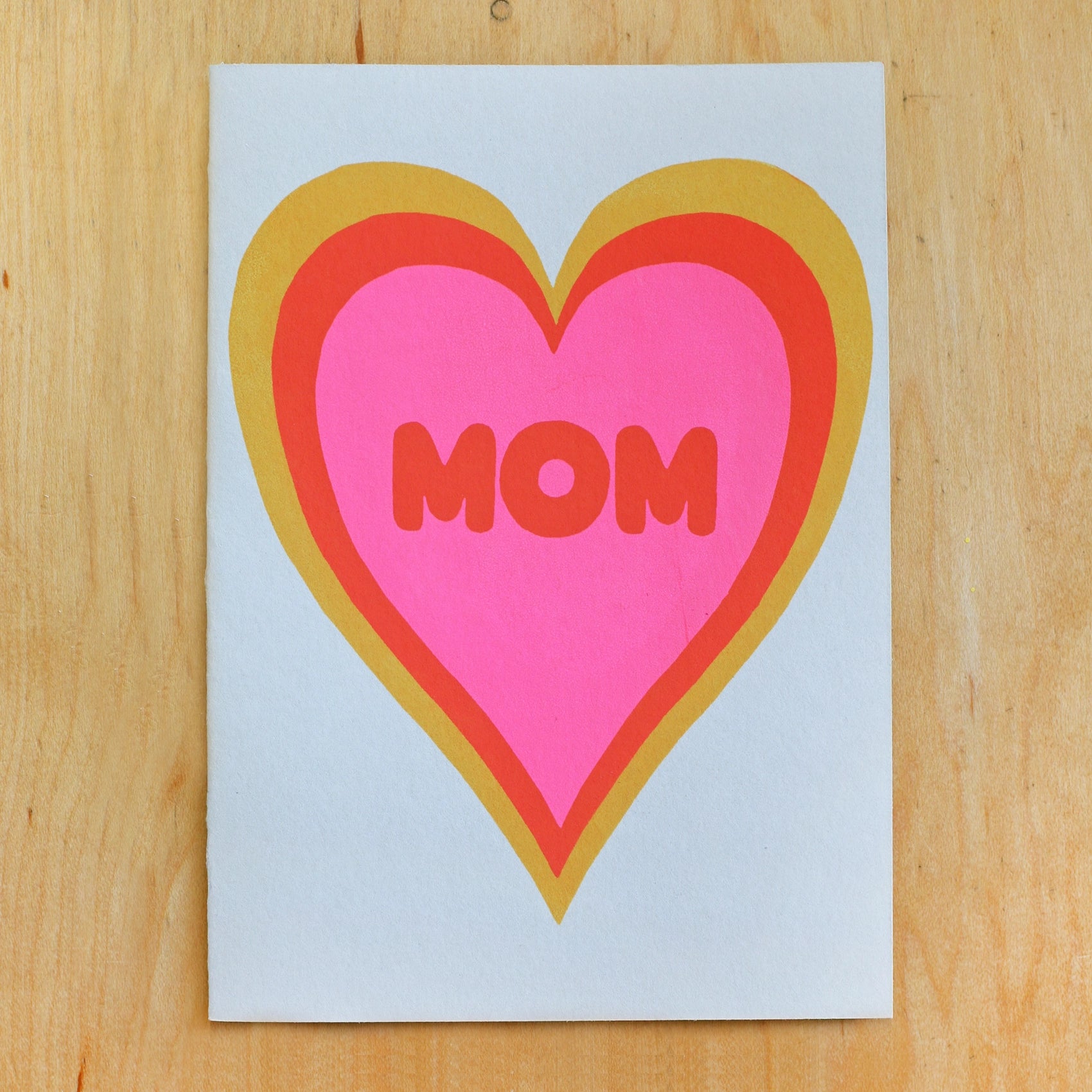 Mom Heart Shadow Card