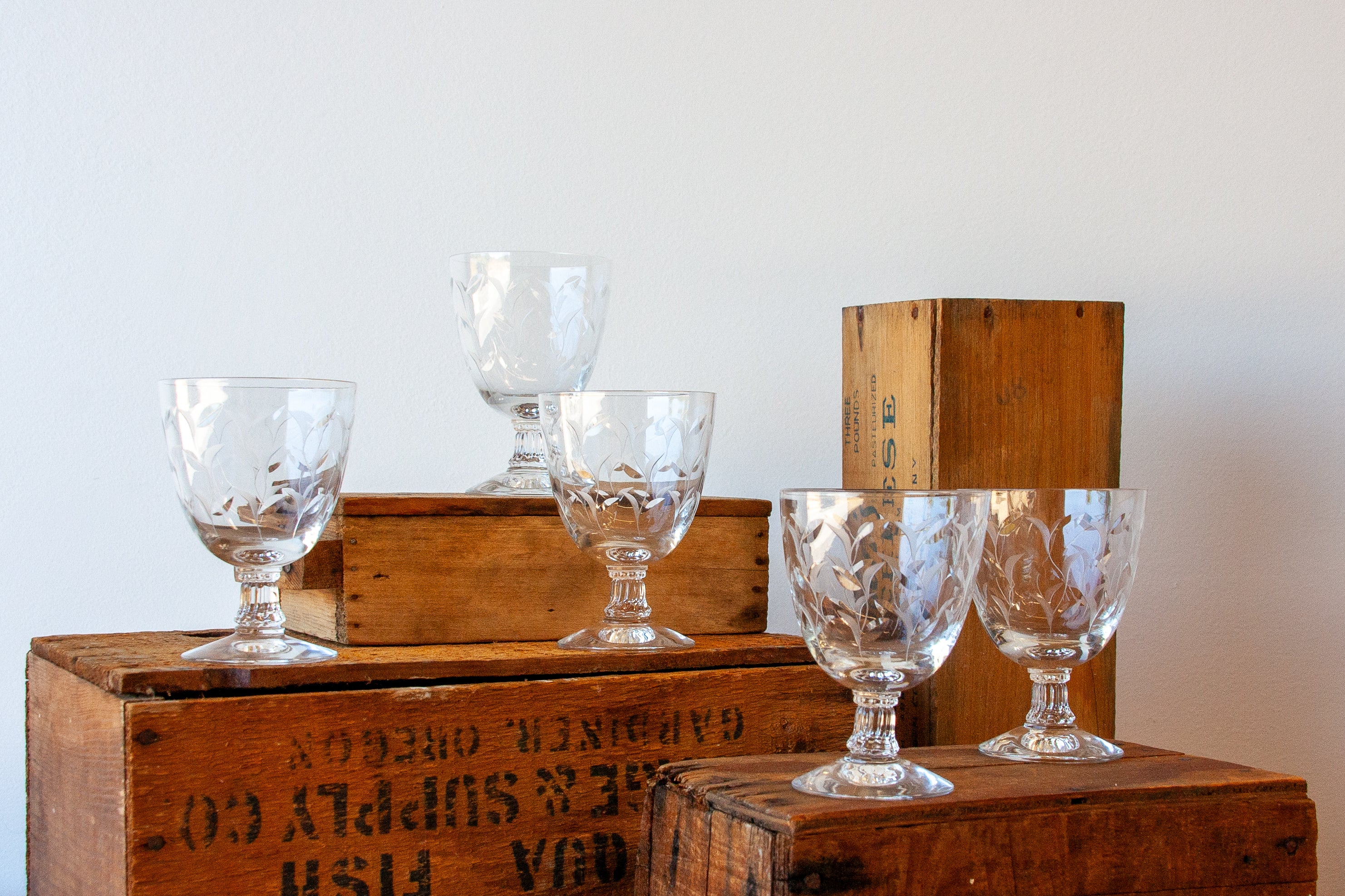 Fostoria Sprite Glasses (Set of 5)