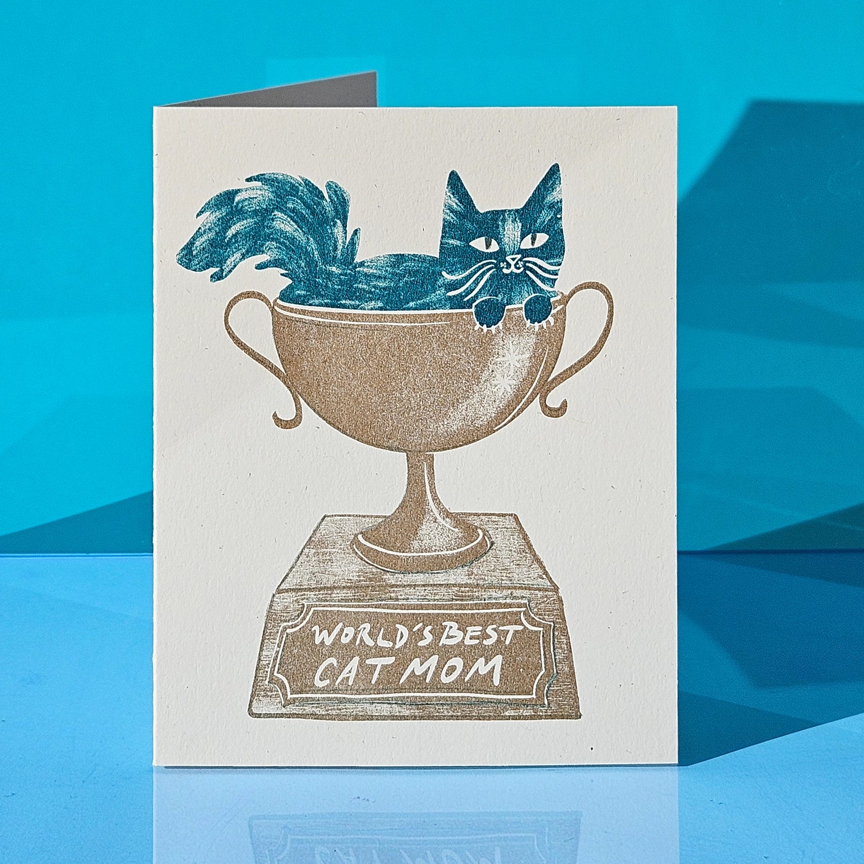 World's Best Cat Mom Card