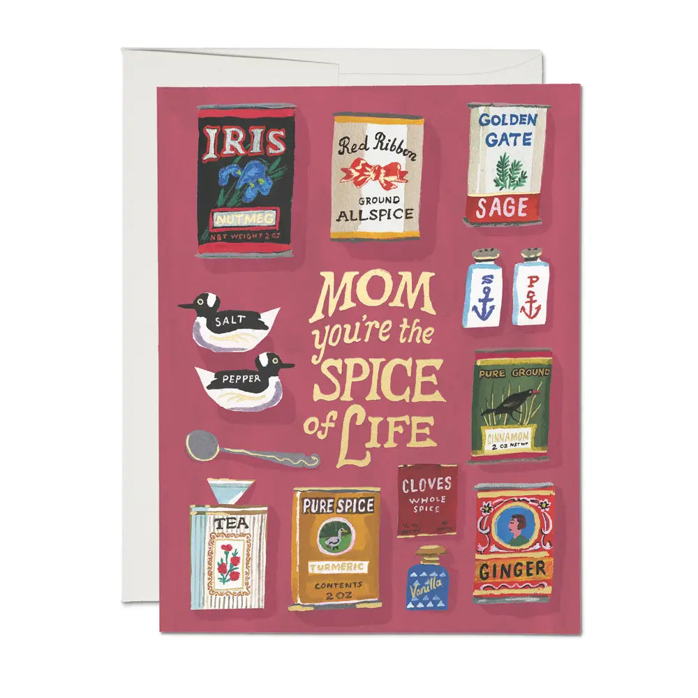 Mom You're The Spice Of Life Card