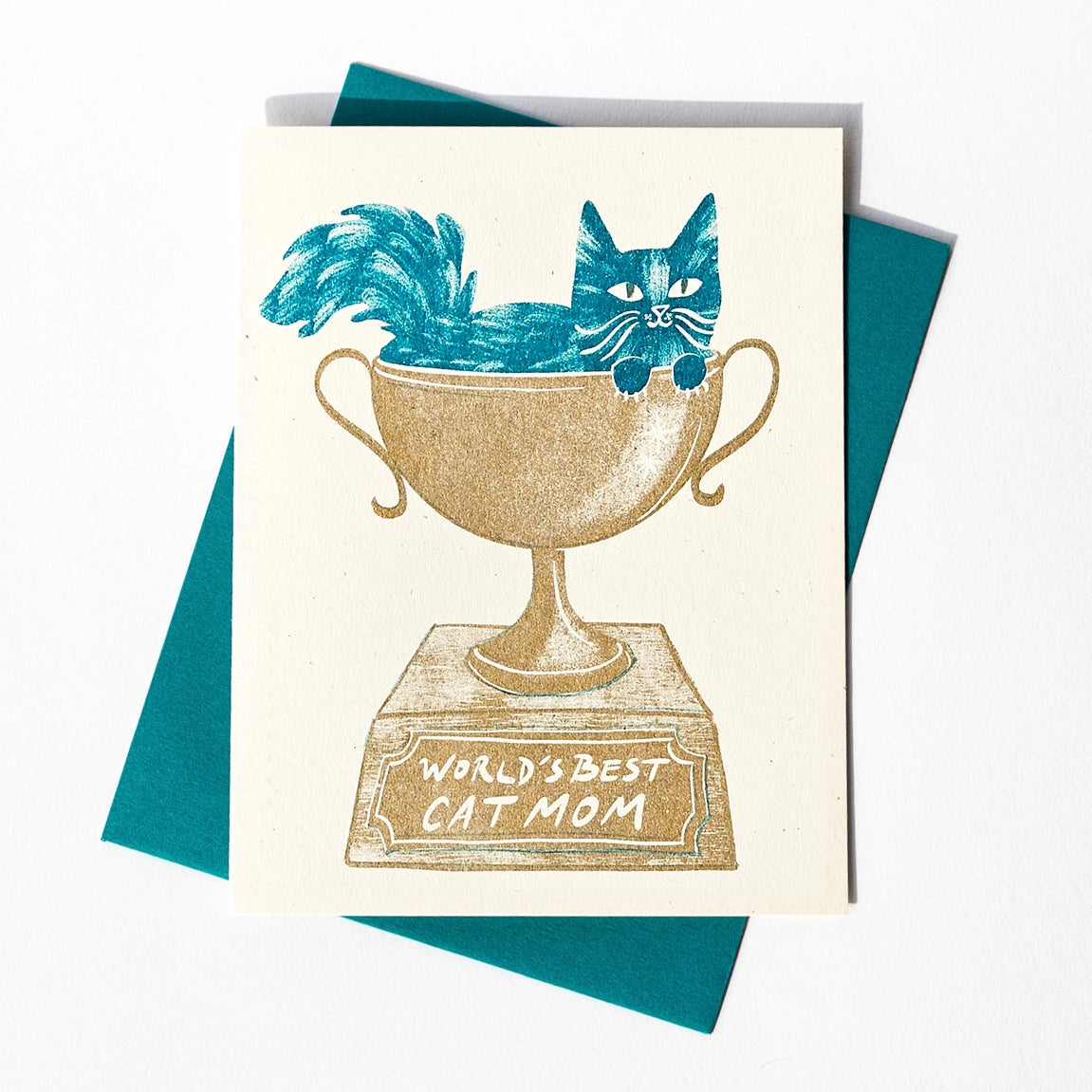 World's Best Cat Mom Card