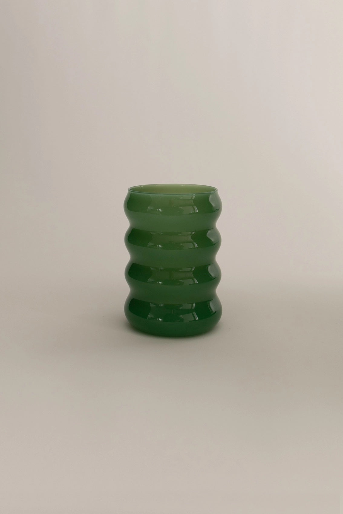 6oz Opaque Ripple Cups, Jade (Set of 2)