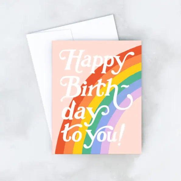 Big Rainbow Card